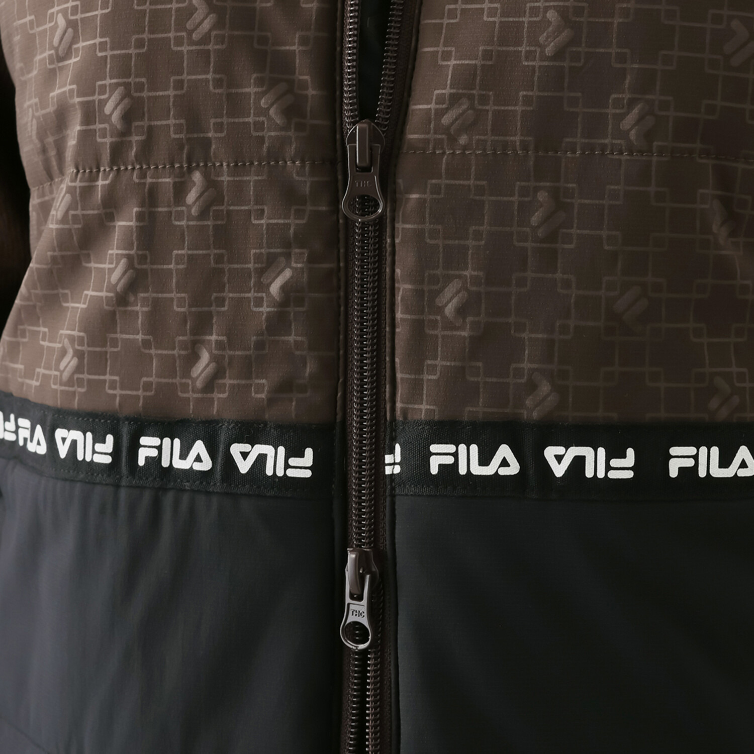 フィラ 袖ニット切替 中綿入りブルゾン