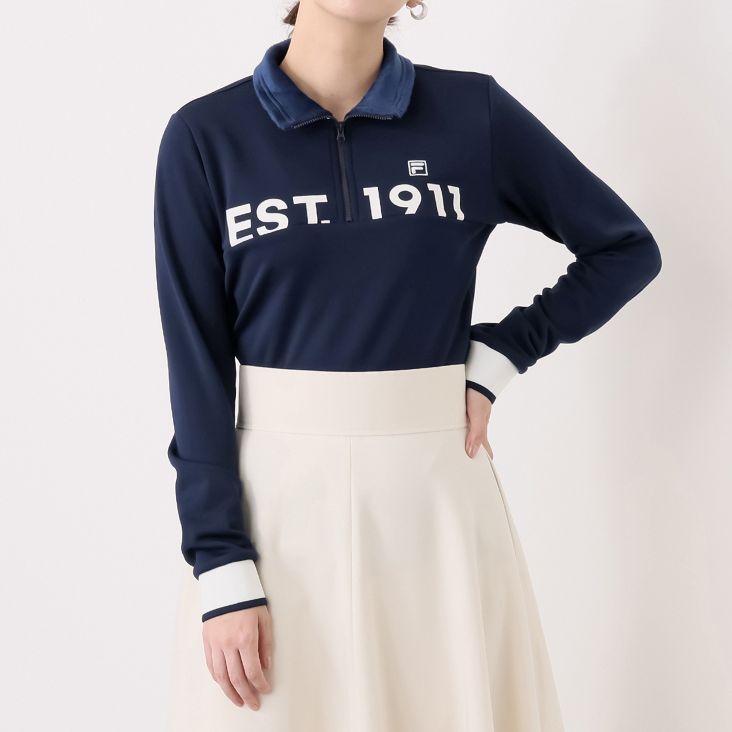 フィラ ＵＶカット ハーフジップ 長袖シャツ