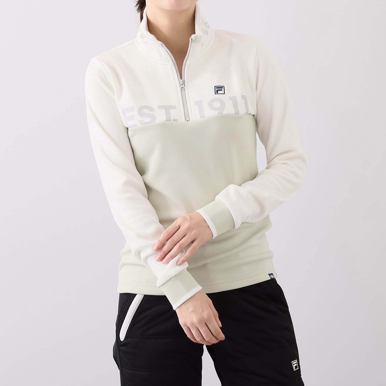 フィラ ＵＶカット ハーフジップ 長袖シャツ