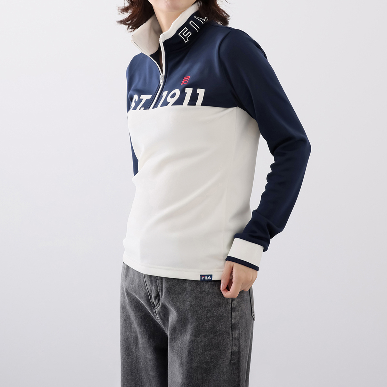 フィラ ＵＶカット ハーフジップ 長袖シャツ