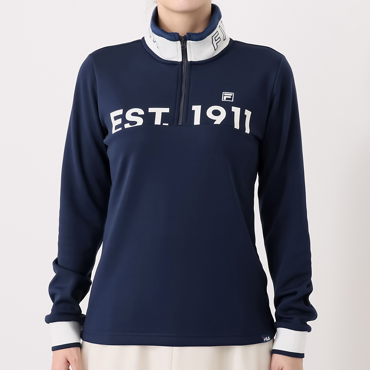 フィラ ＵＶカット ハーフジップ 長袖シャツ