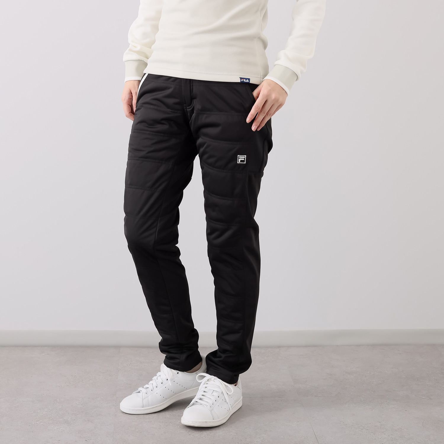 フィラ 防風・蓄熱 中綿入り ボンディングパンツ