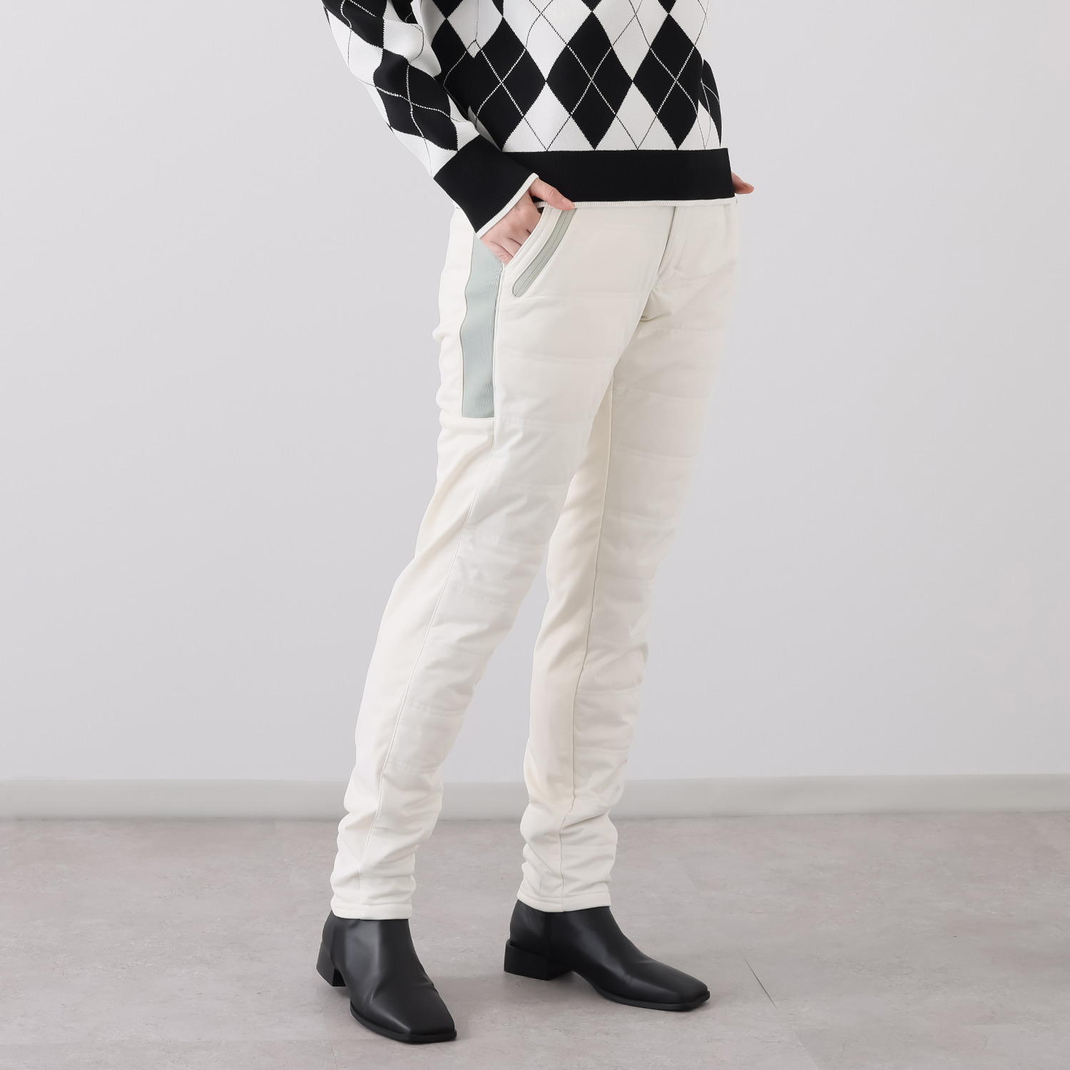 フィラ 防風・蓄熱 中綿入り ボンディングパンツ