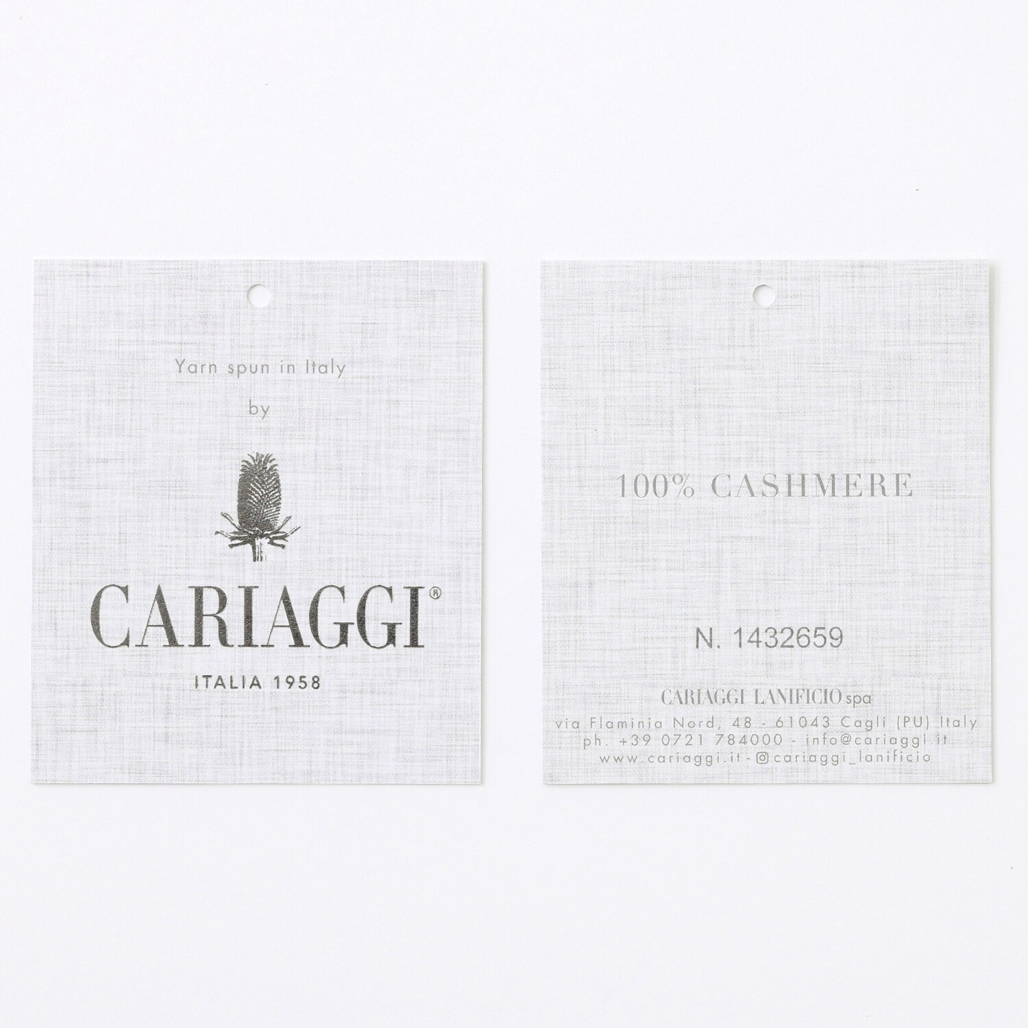 アビメイル カリアッジ社製 カシミヤ１００％ スリットアクセント 畦編 クルーネックプルオーバー