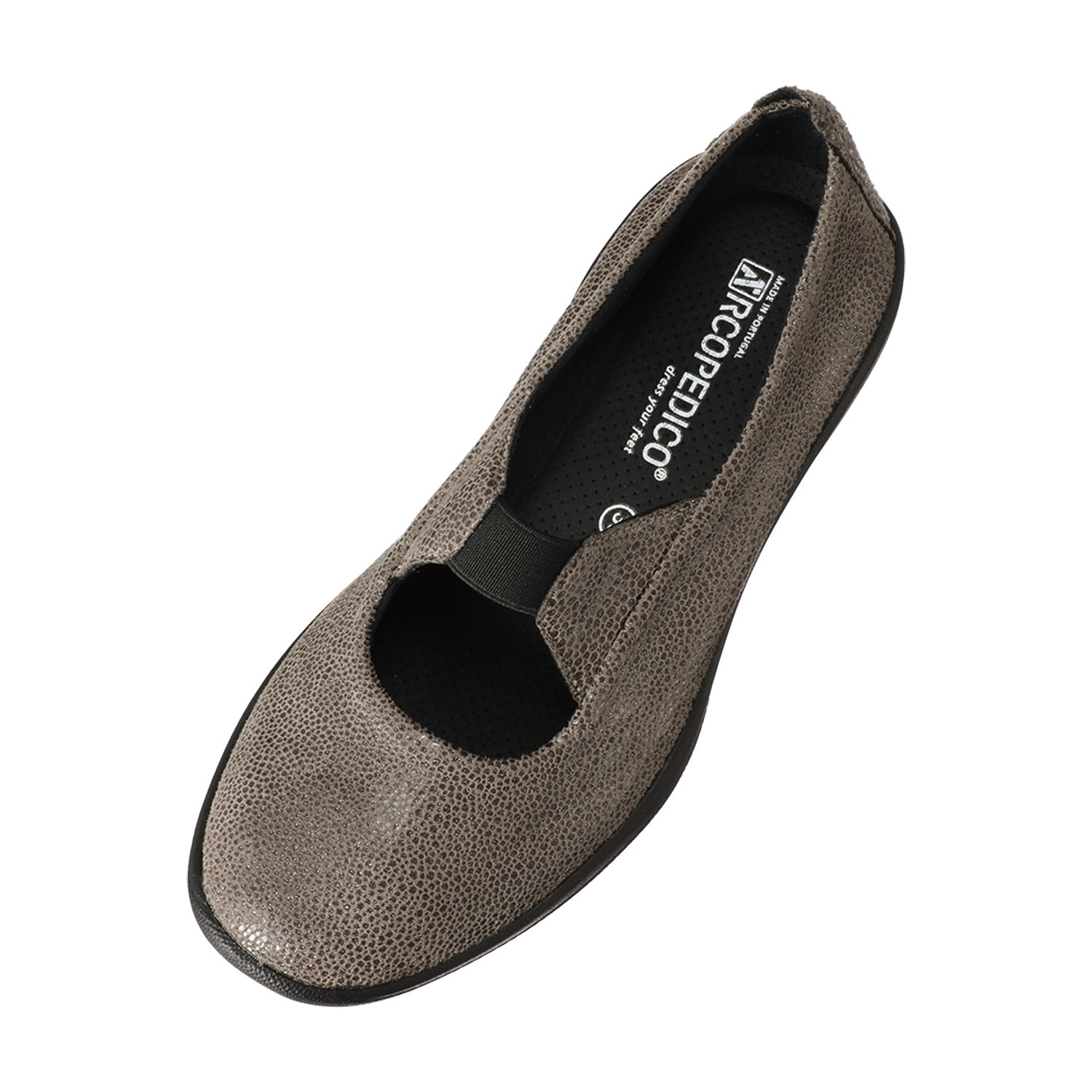 アルコペディコ ピタッとフィット 超軽量洗える ウェッジソールパンプス