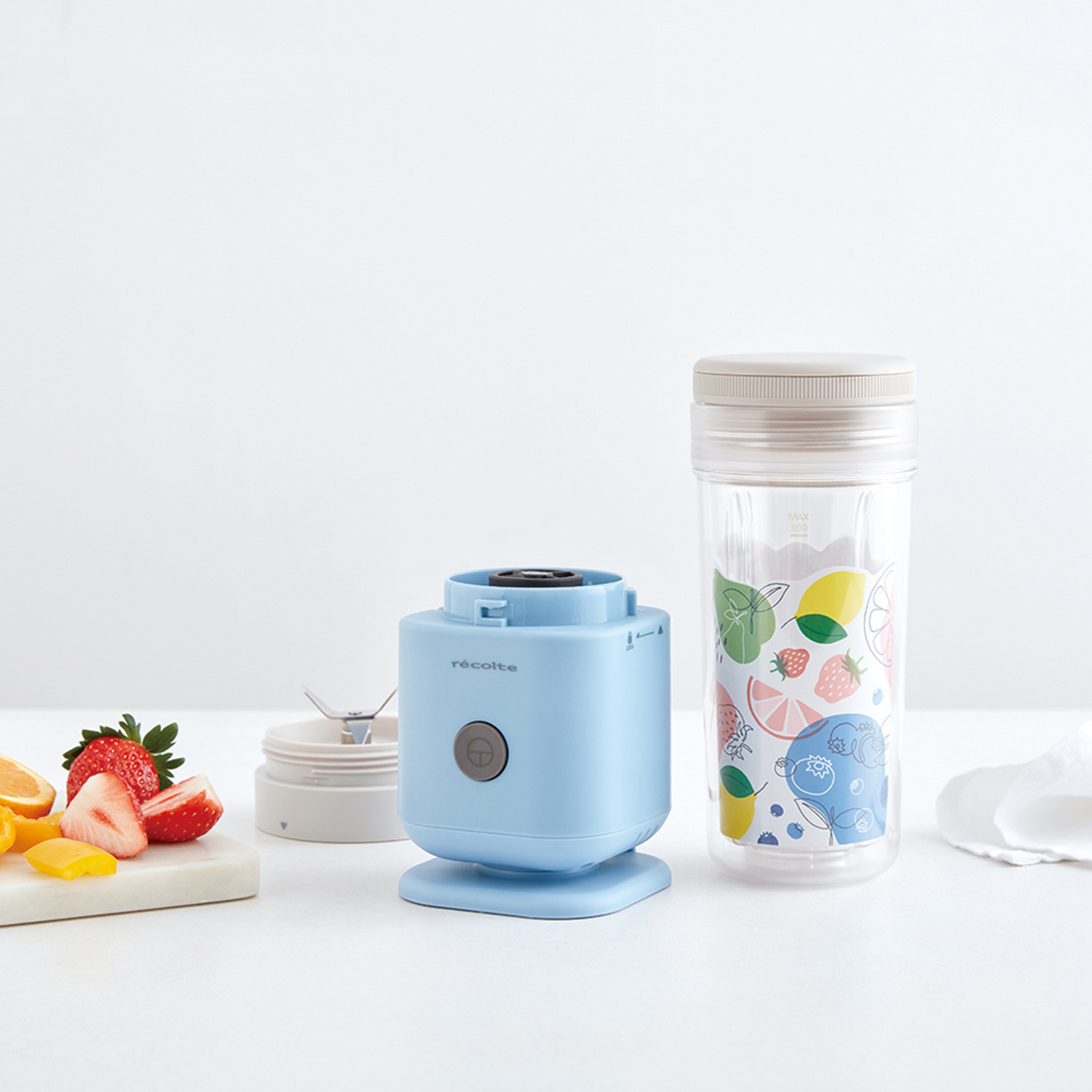 レコルト コンパクトでパワフル！ ソロブレンダーシエル 持ち運べてそのまま飲める ボトル２個特別セット