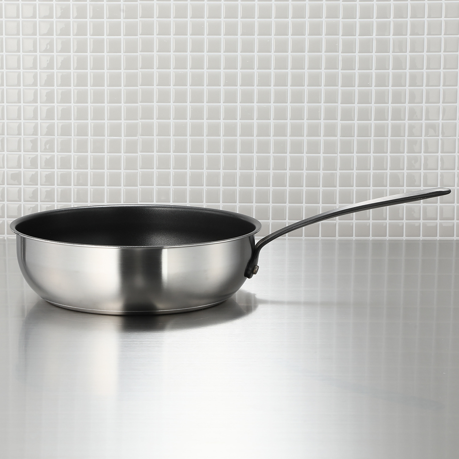 マイヤー サイズ、高さ、 大きさ、ハンドル とにかくちょうどよい ジャストフィットパン ２０ｃｍ＆２４ｃｍ ２ピースセット