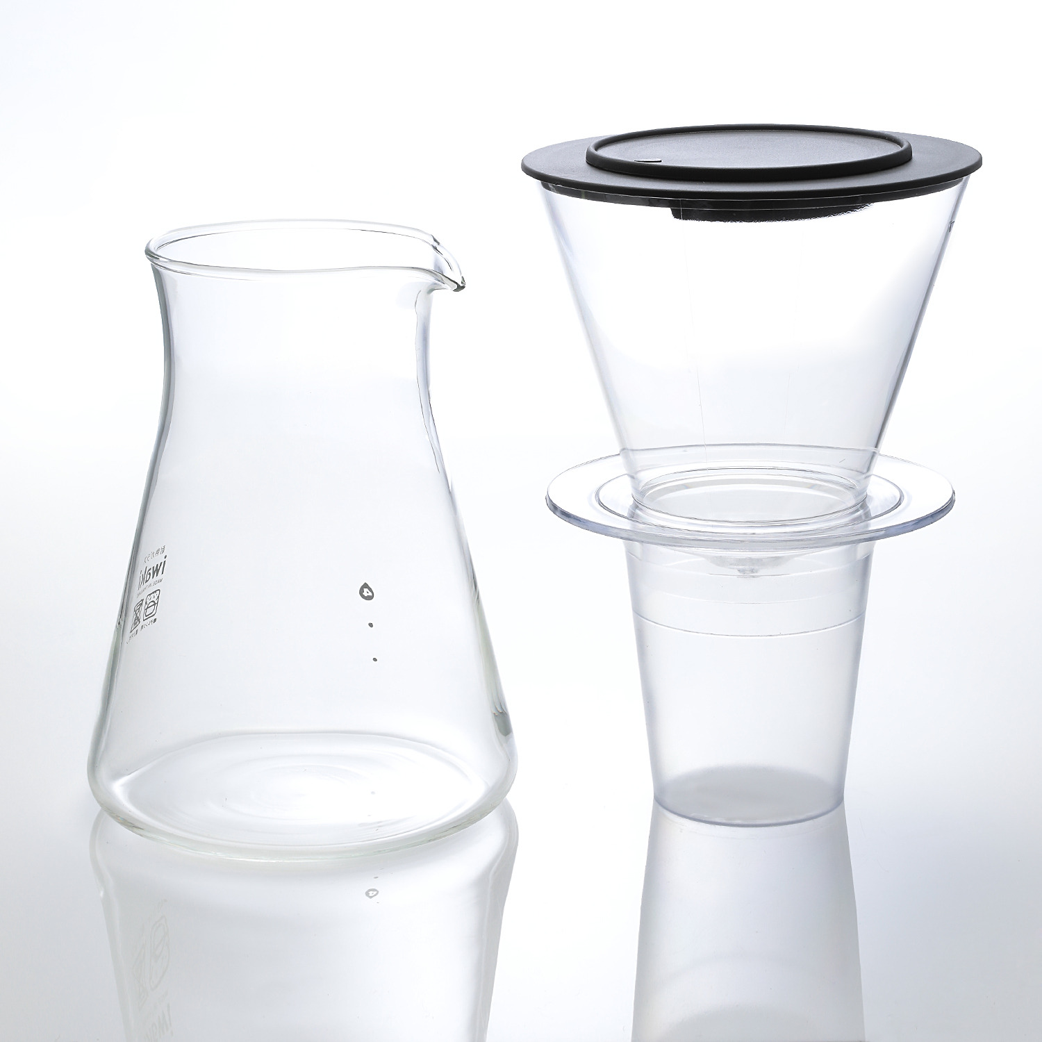 イワキ　ウォータードリップ　コーヒーサーバー＆エアマグ２個セット