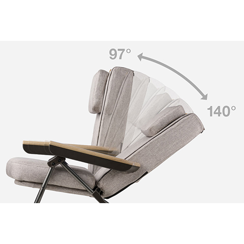 コンパクト設計で 折り畳めて収納もできる！ ３Ｄもみ玉が 気持ちよく揉みほぐす エイミー マッサージチェア ＡＩＭ−２６５