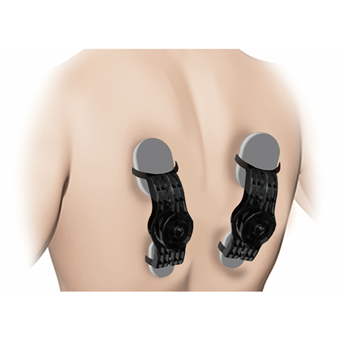 コンパクト設計で 折り畳めて収納もできる！ ３Ｄもみ玉が 気持ちよく揉みほぐす エイミー マッサージチェア ＡＩＭ−２６５