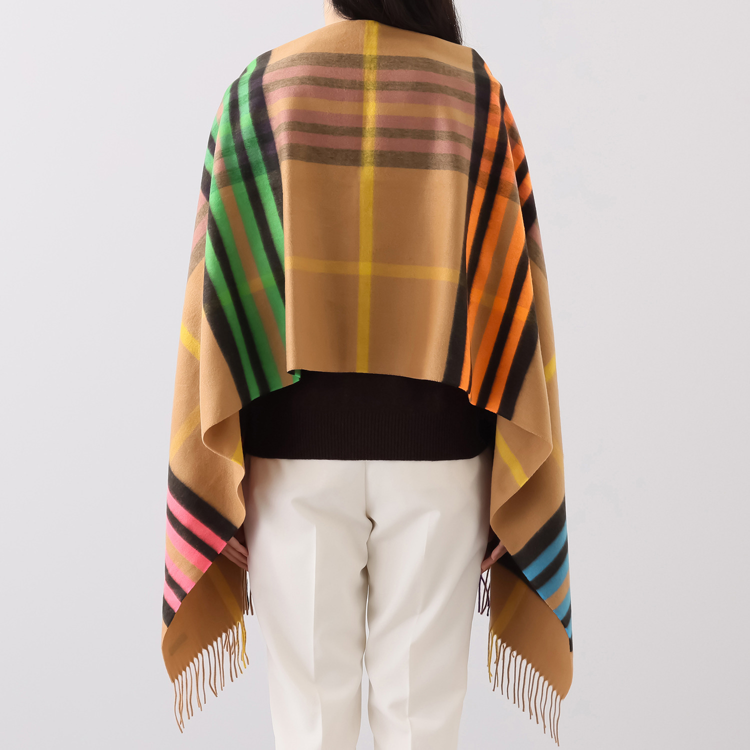 フラース カシミンク フラースチェック マフラー