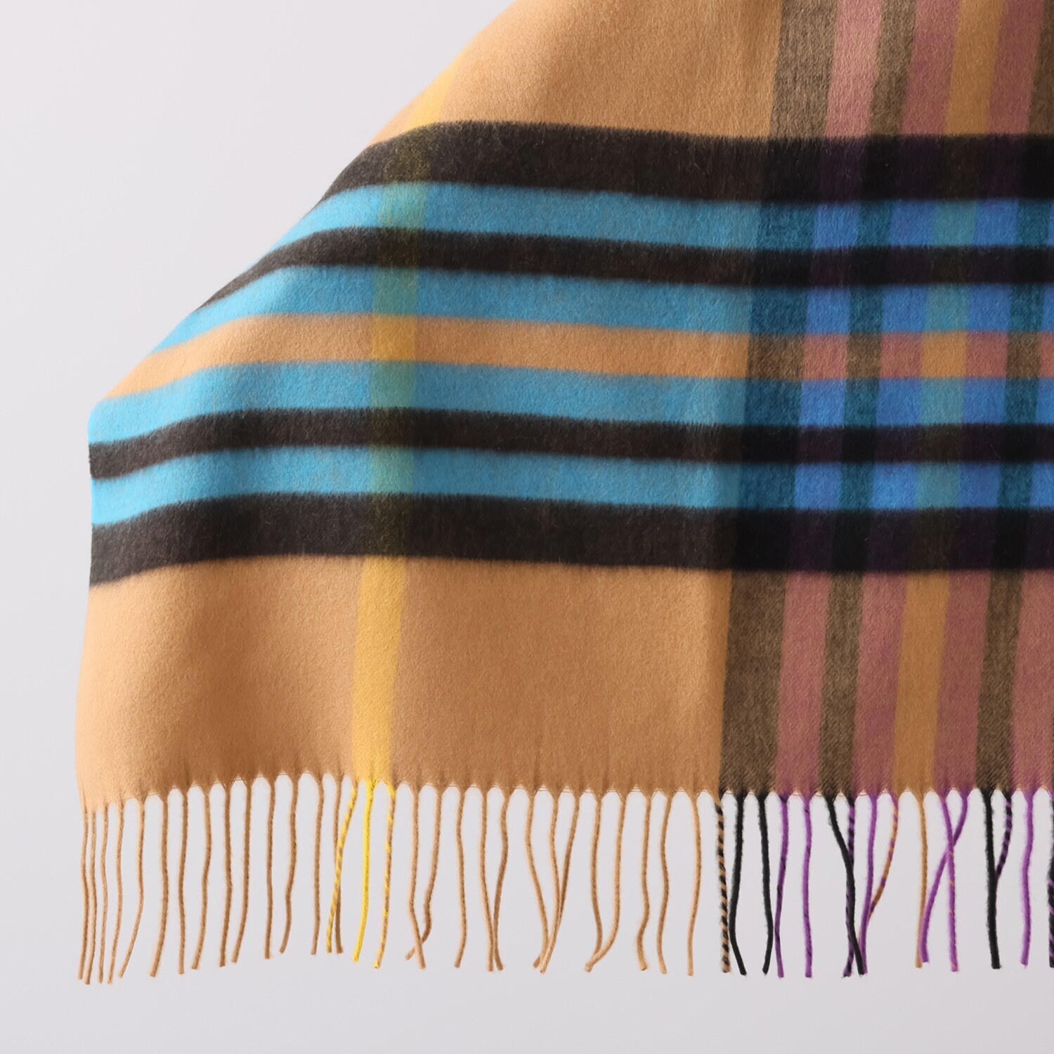 フラース カシミンク フラースチェック マフラー