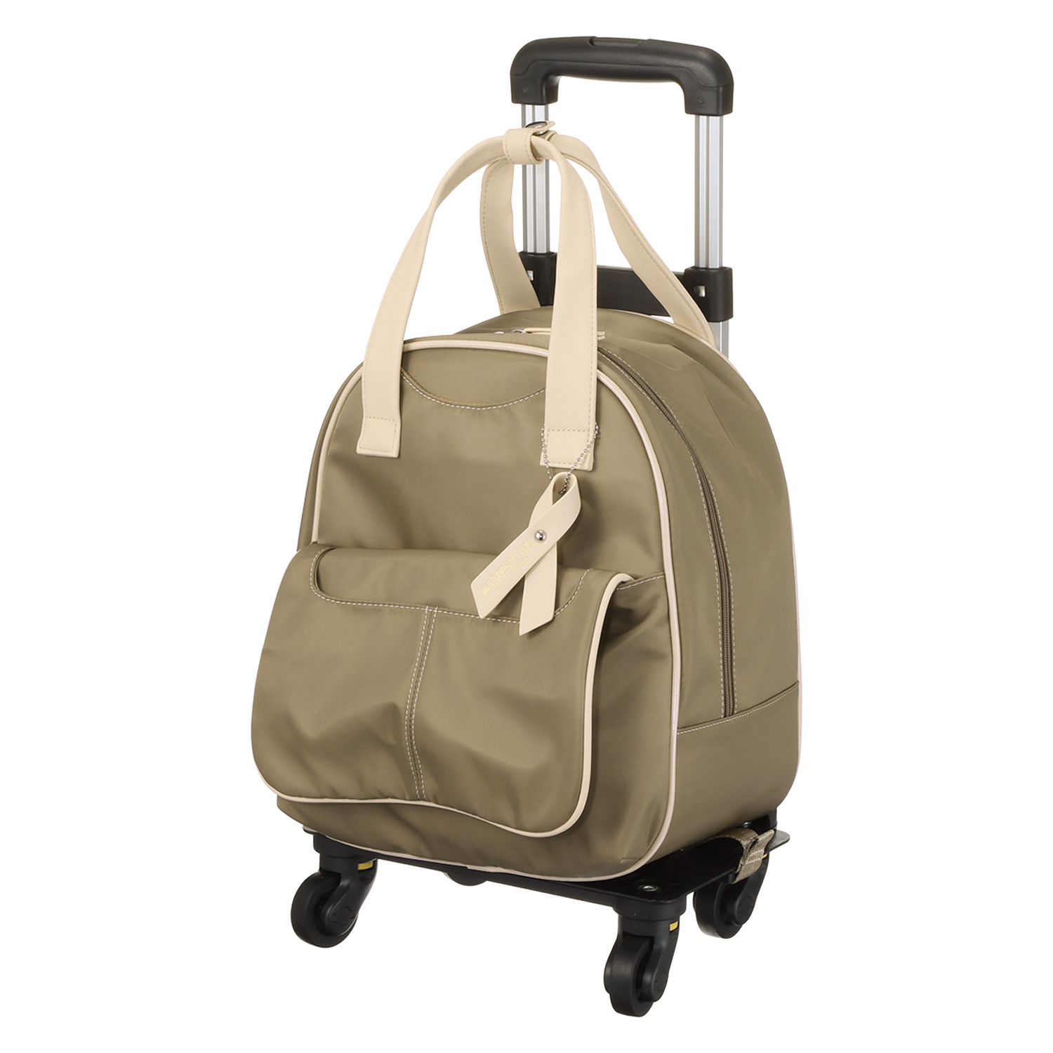 マドモワゼル　ザザ はっ水ナイロン ボストン型キャリーバッグ