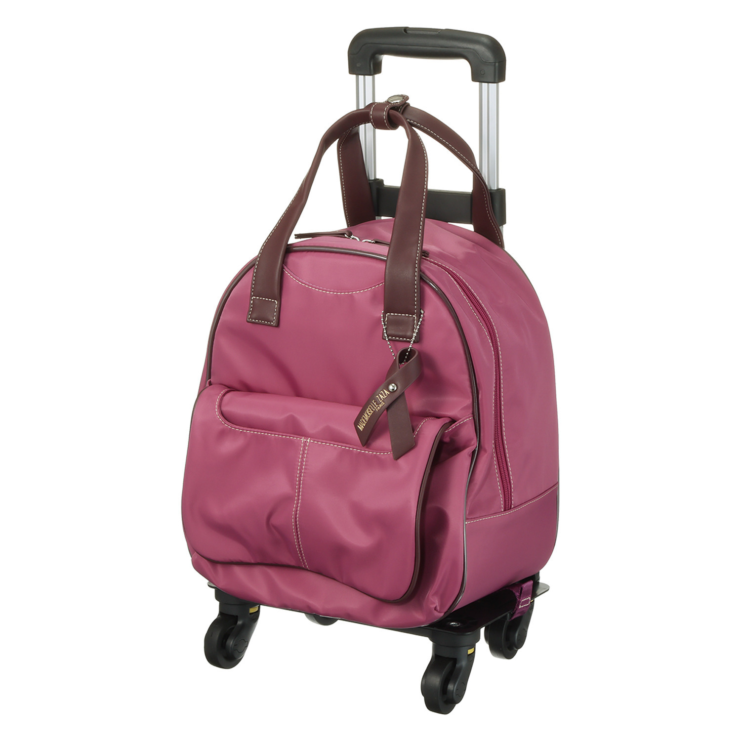 マドモワゼル　ザザ はっ水ナイロン ボストン型キャリーバッグ