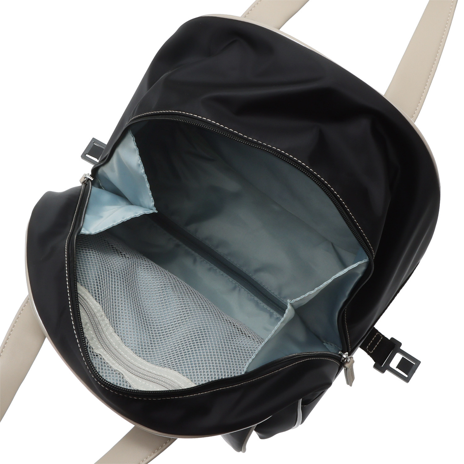 マドモワゼル　ザザ はっ水ナイロン ボストン型キャリーバッグ