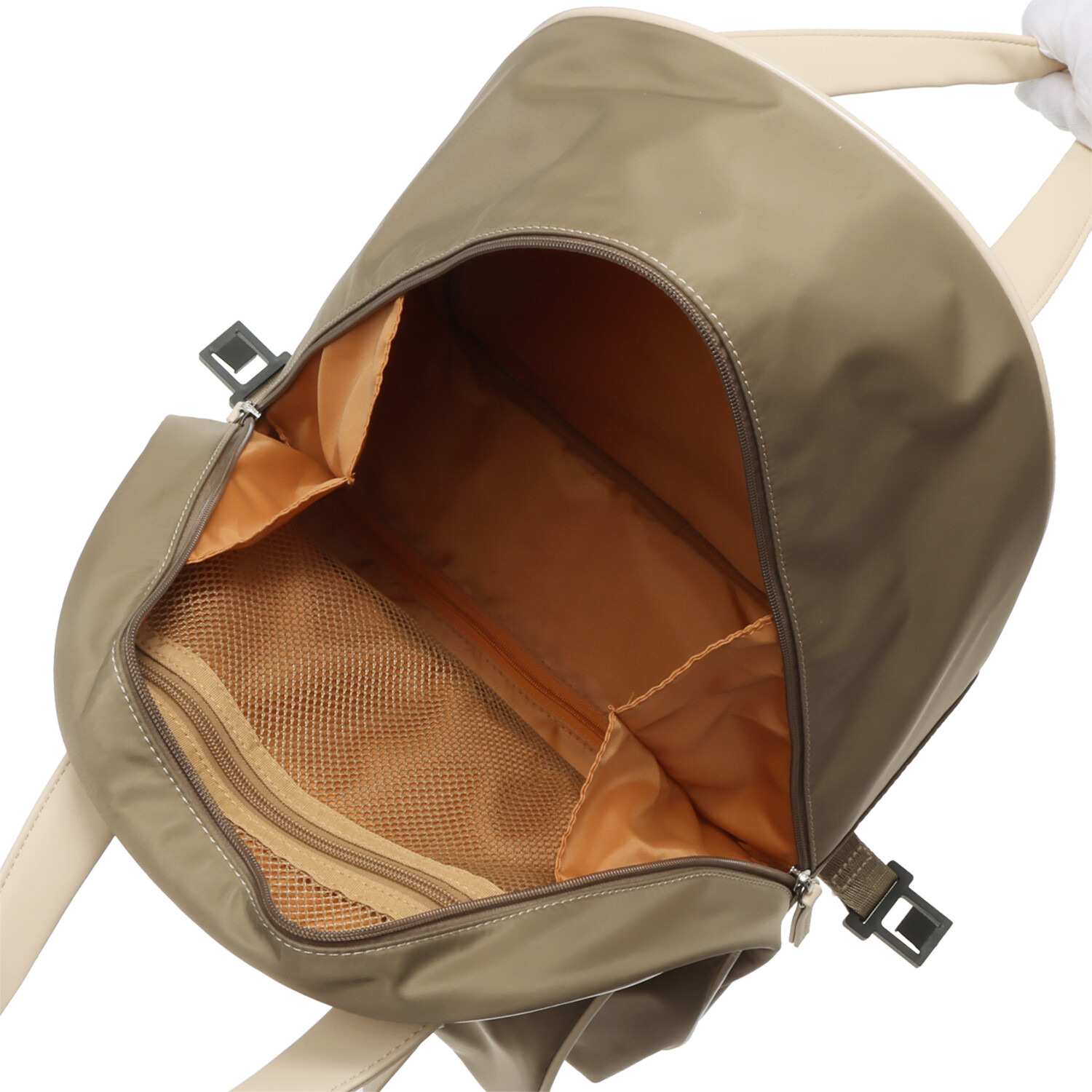 マドモワゼル　ザザ はっ水ナイロン ボストン型キャリーバッグ