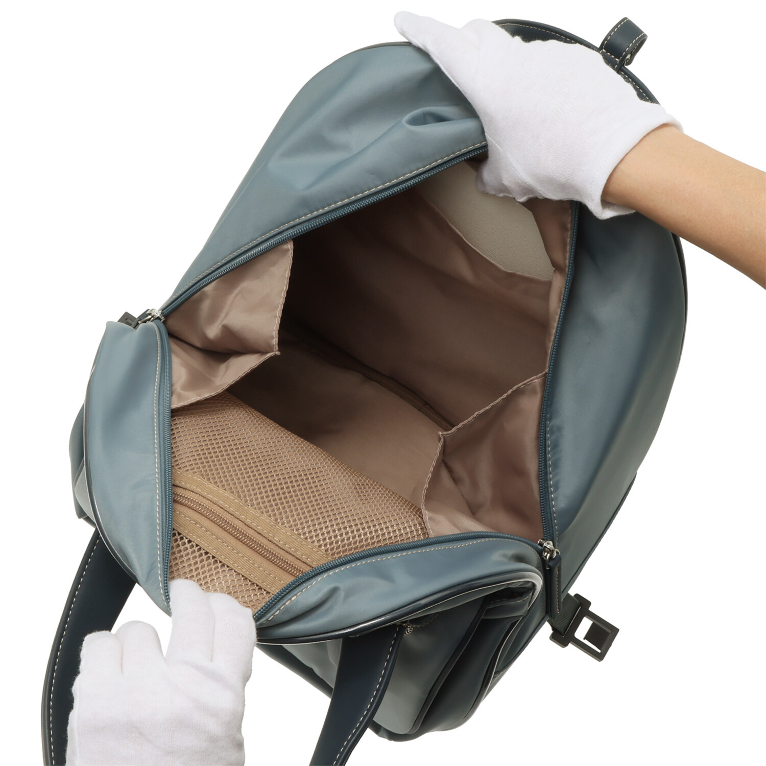 マドモワゼル　ザザ はっ水ナイロン ボストン型キャリーバッグ