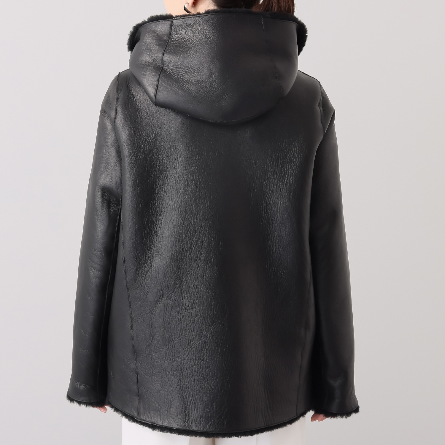 インプレッション　バイ アツロウ　タヤマ ムートン ショートコート