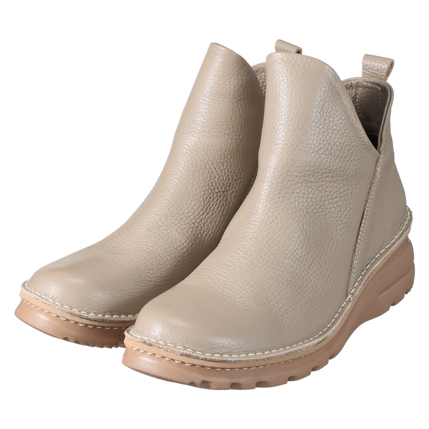 ＪＳハートレーベル ＜日本製＞ はっ水　姫路レザー 軽量コンフォートブーツ