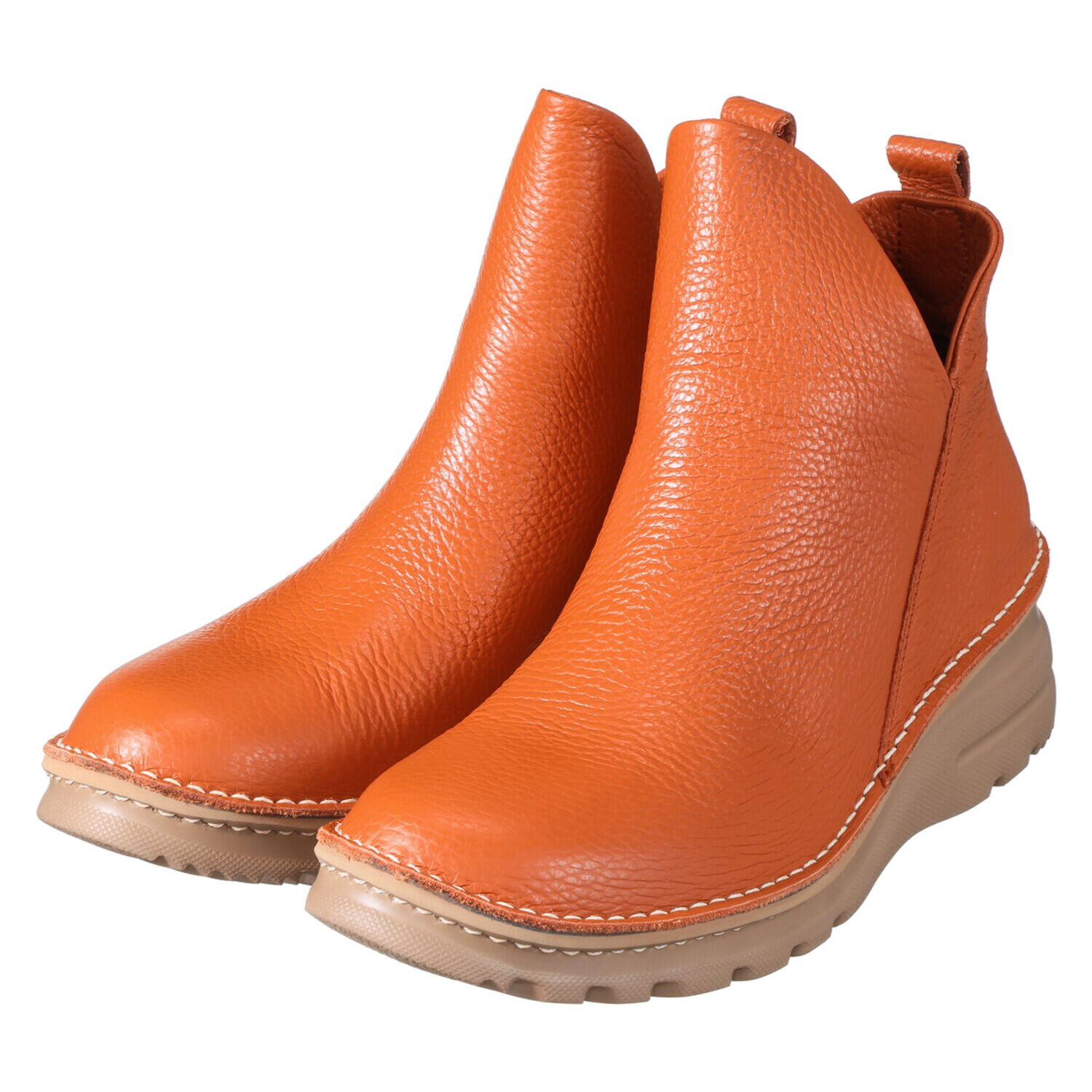 ＪＳハートレーベル ＜日本製＞ はっ水　姫路レザー 軽量コンフォートブーツ