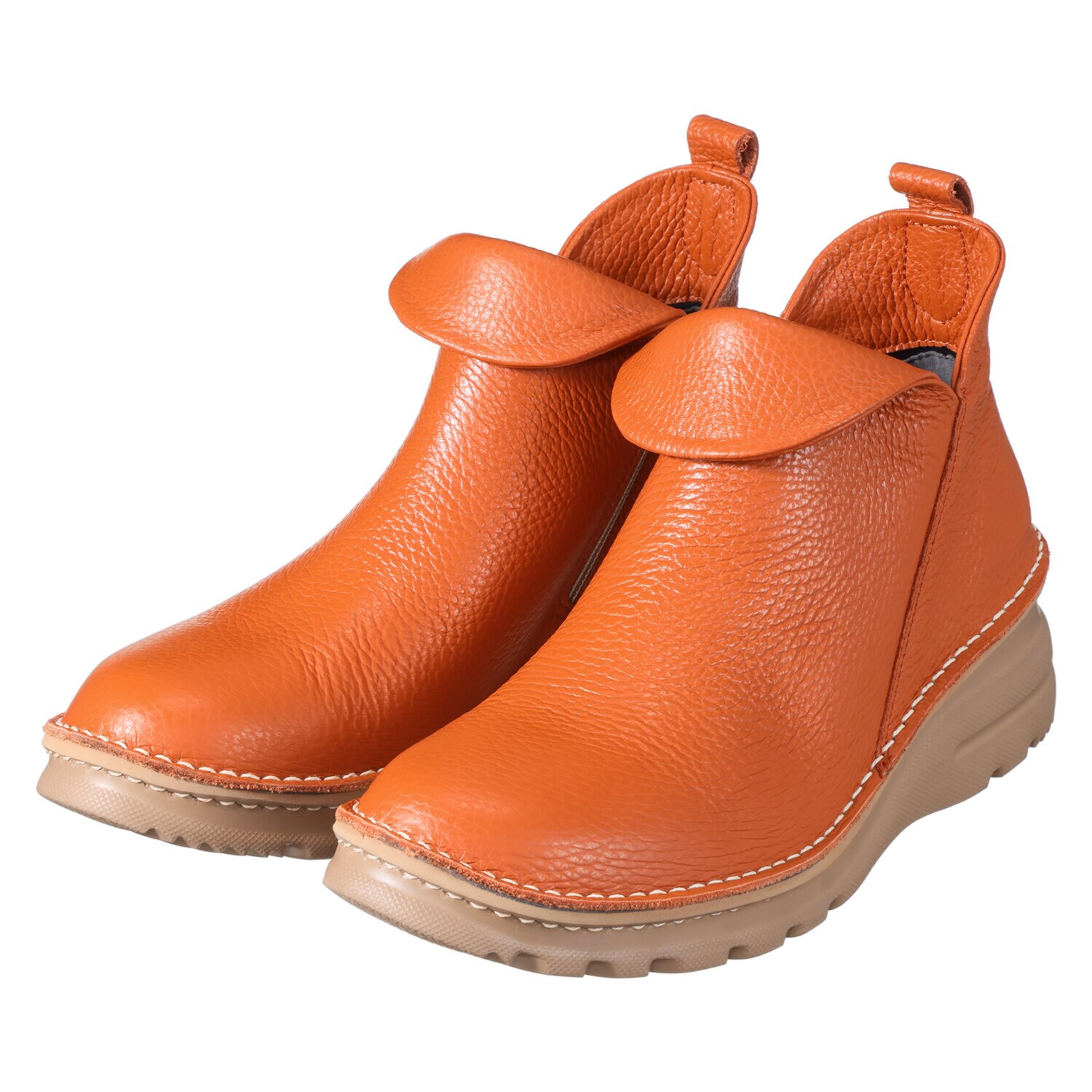 ＪＳハートレーベル ＜日本製＞ はっ水　姫路レザー 軽量コンフォートブーツ