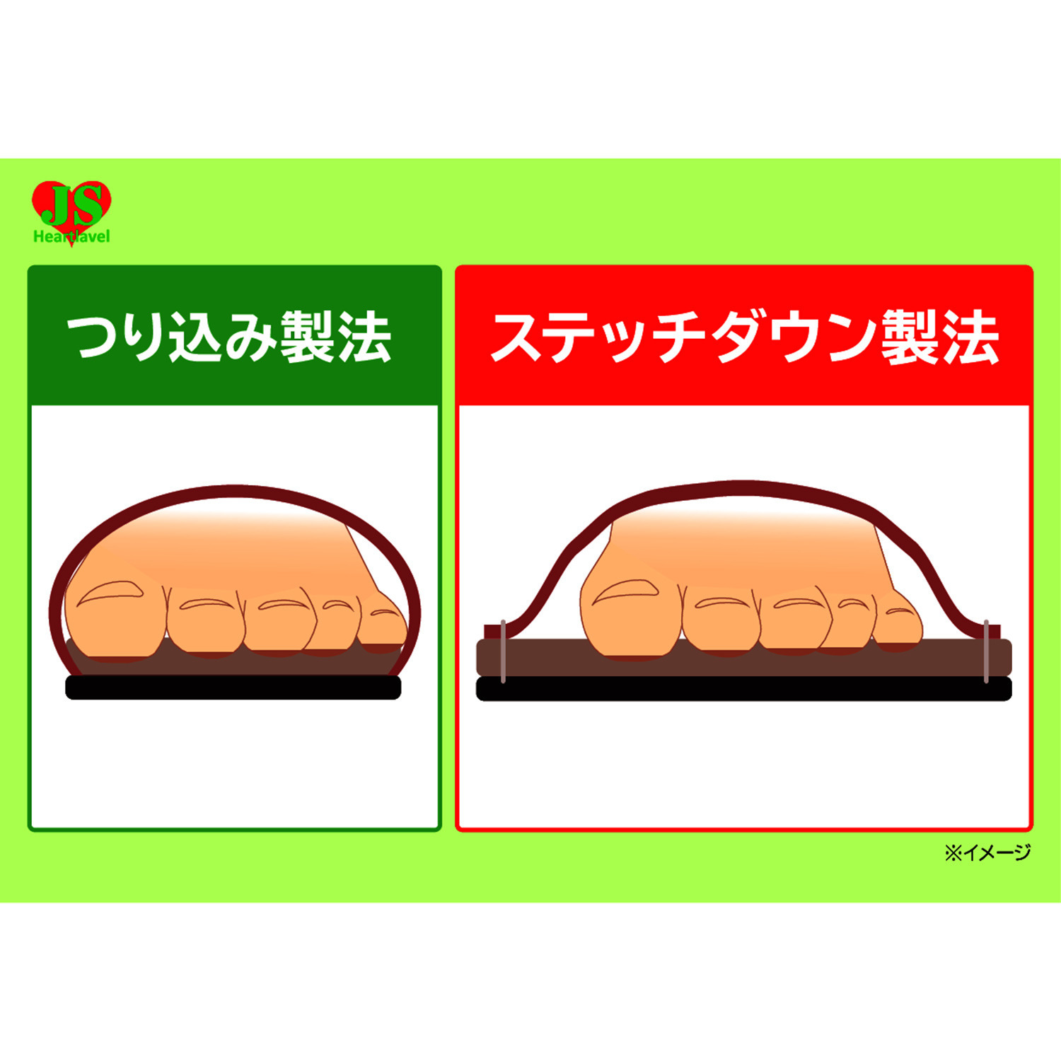 ＪＳハートレーベル ＜日本製＞ はっ水　姫路レザー 軽量コンフォートブーツ