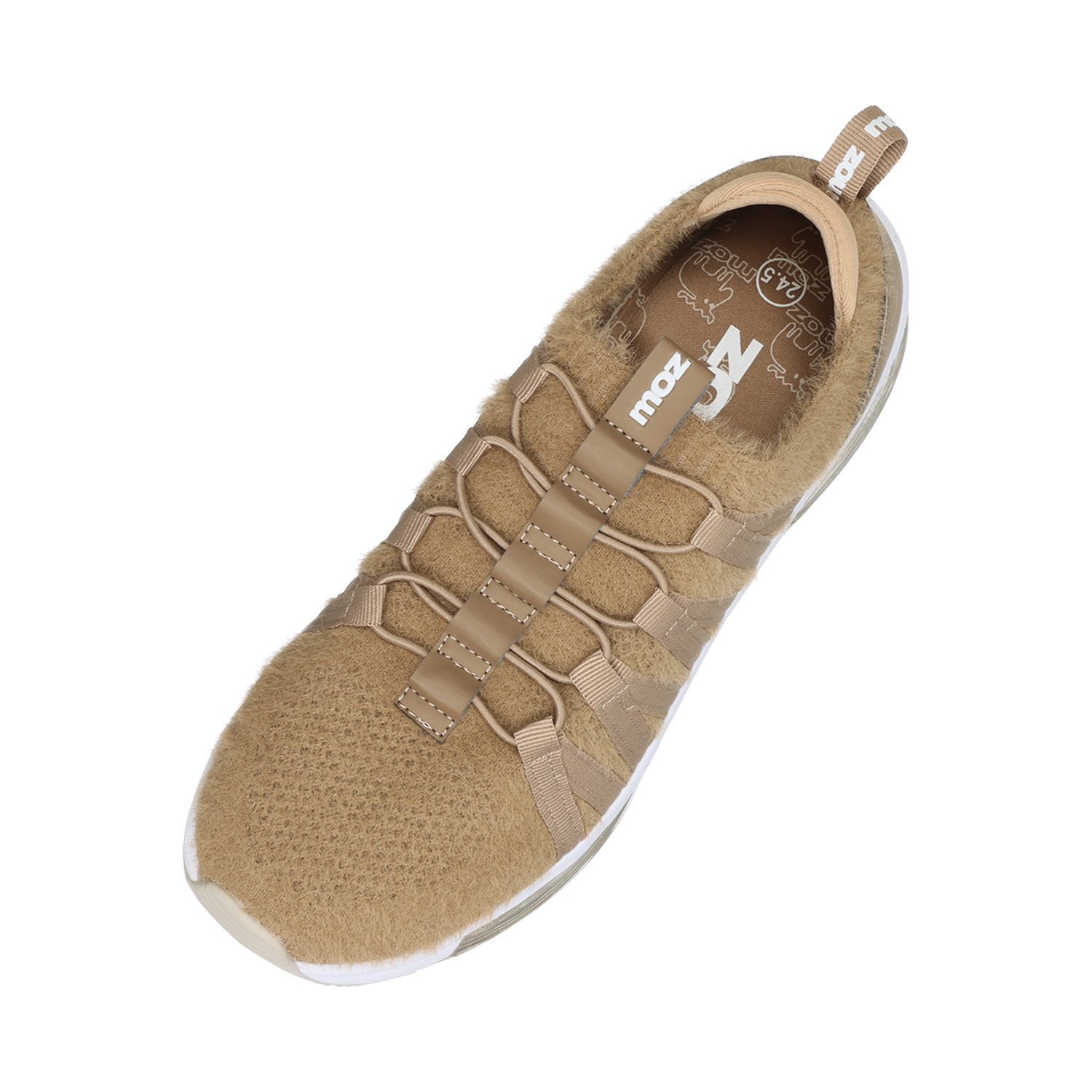 モズ ふわふわニット使用 ダブルエアソール 軽量スニーカー