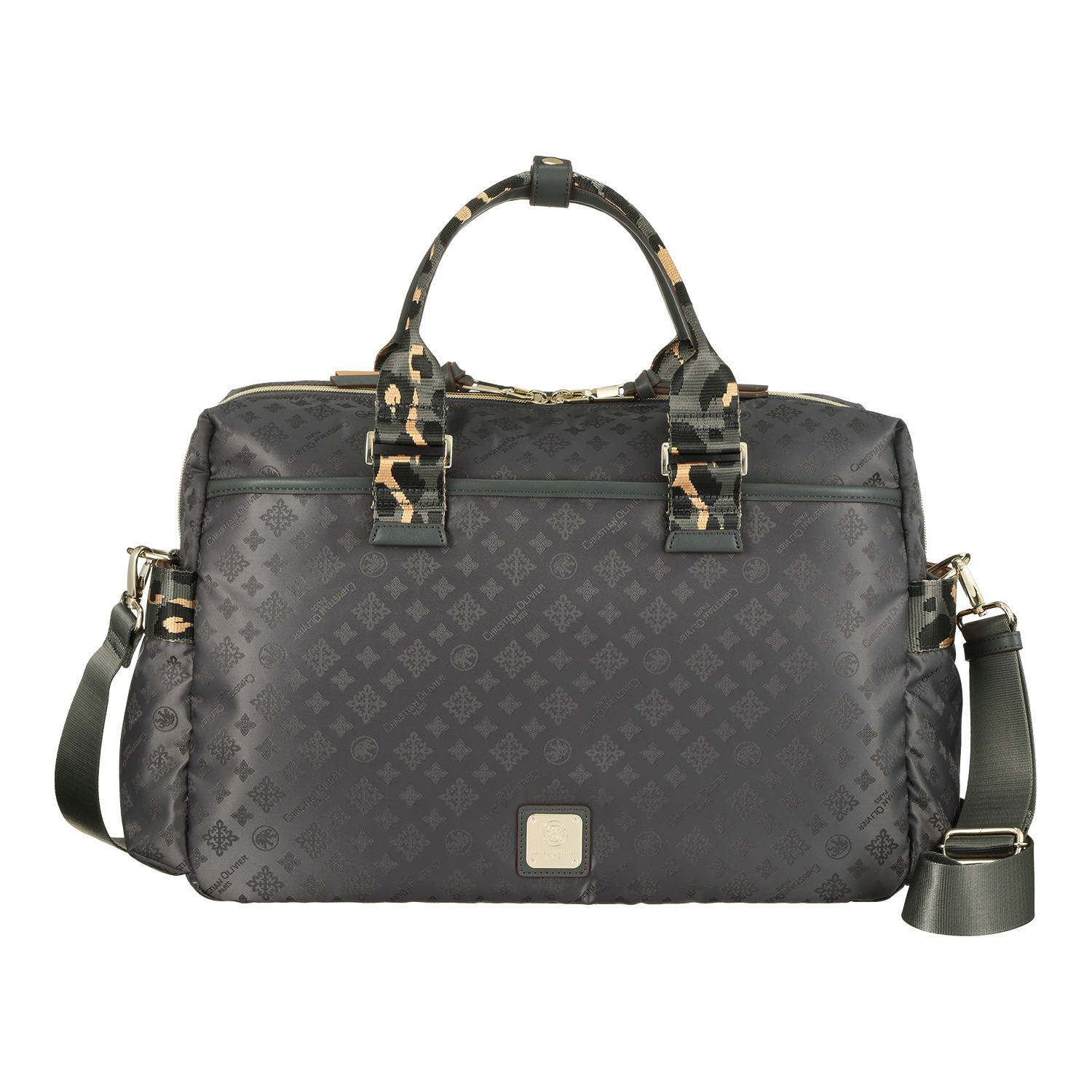 クリスチャン　オリビエ はっ水ジャガード ソフトボンディング ２ウェイボストンバッグ