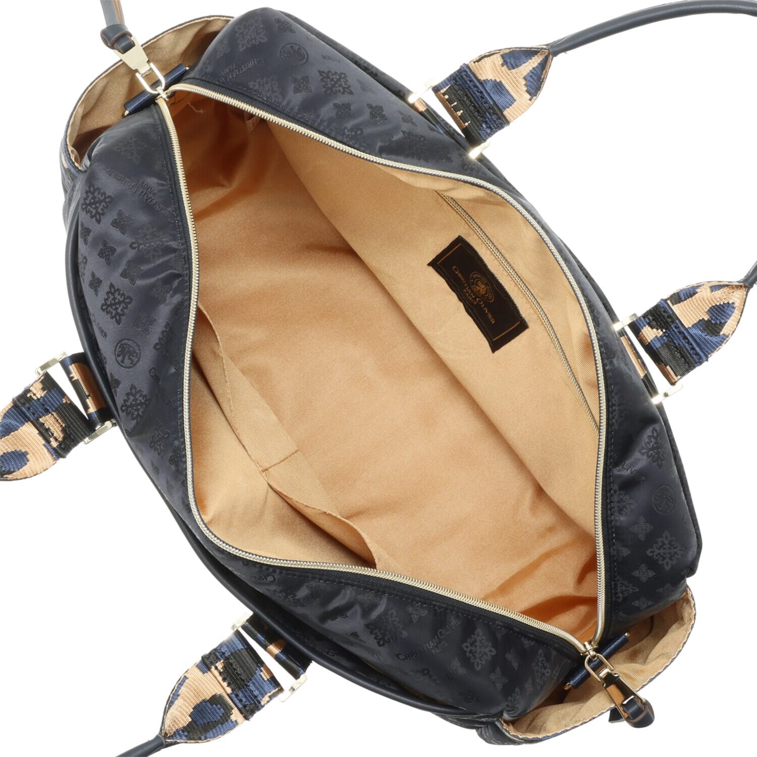 クリスチャン　オリビエ はっ水ジャガード ソフトボンディング ２ウェイボストンバッグ