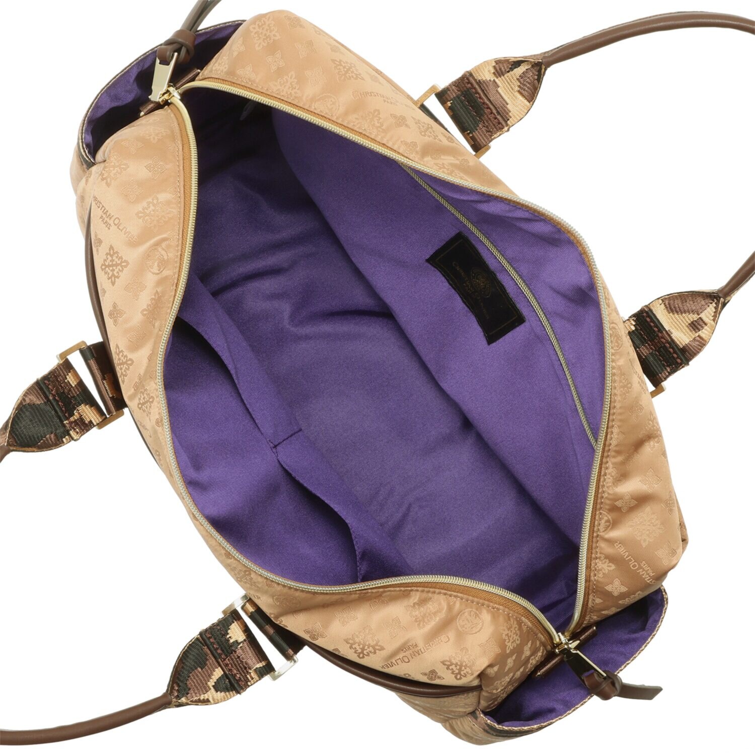 クリスチャン　オリビエ はっ水ジャガード ソフトボンディング ２ウェイボストンバッグ