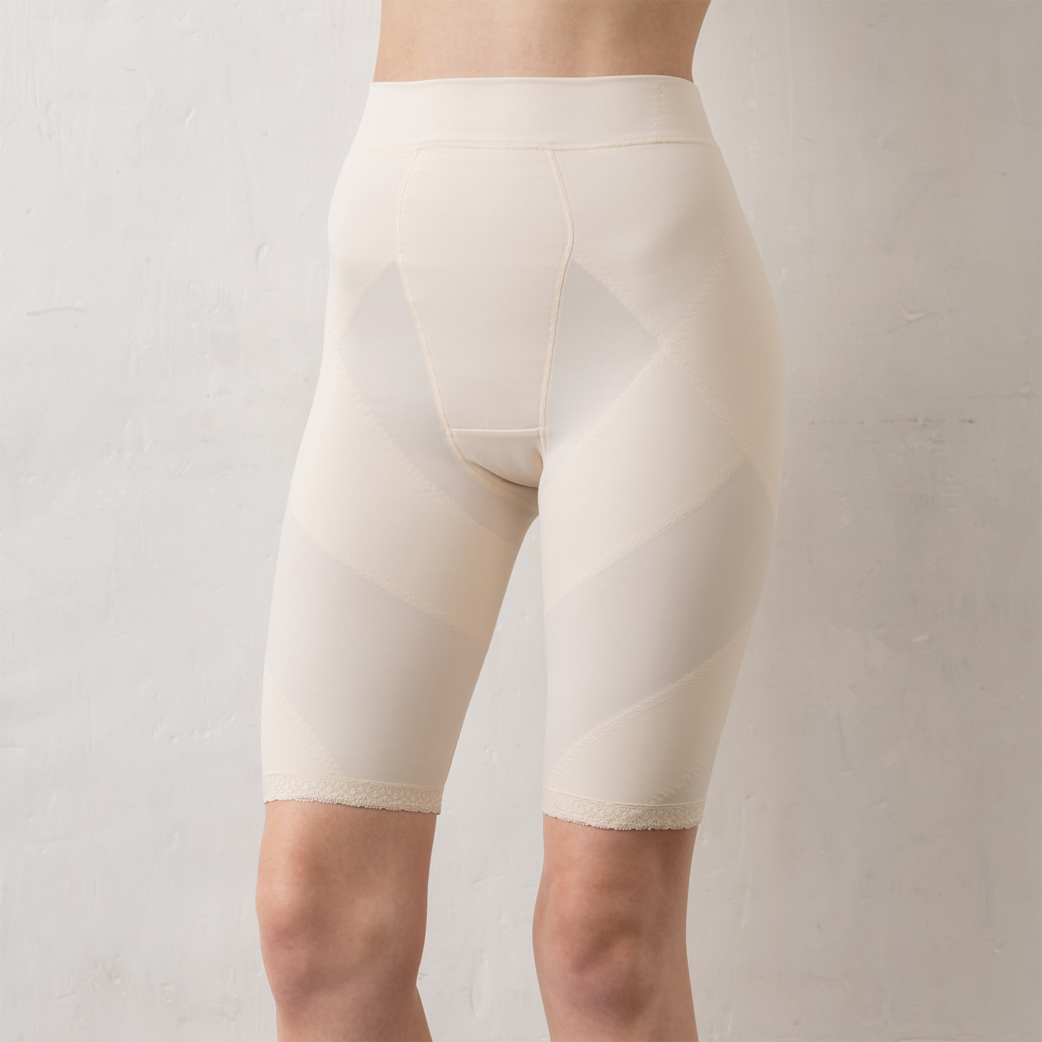 美人工房 消臭・やわらか裏起毛 いい肌あったか 立体的にヒップメイク ロングガードル２枚セット