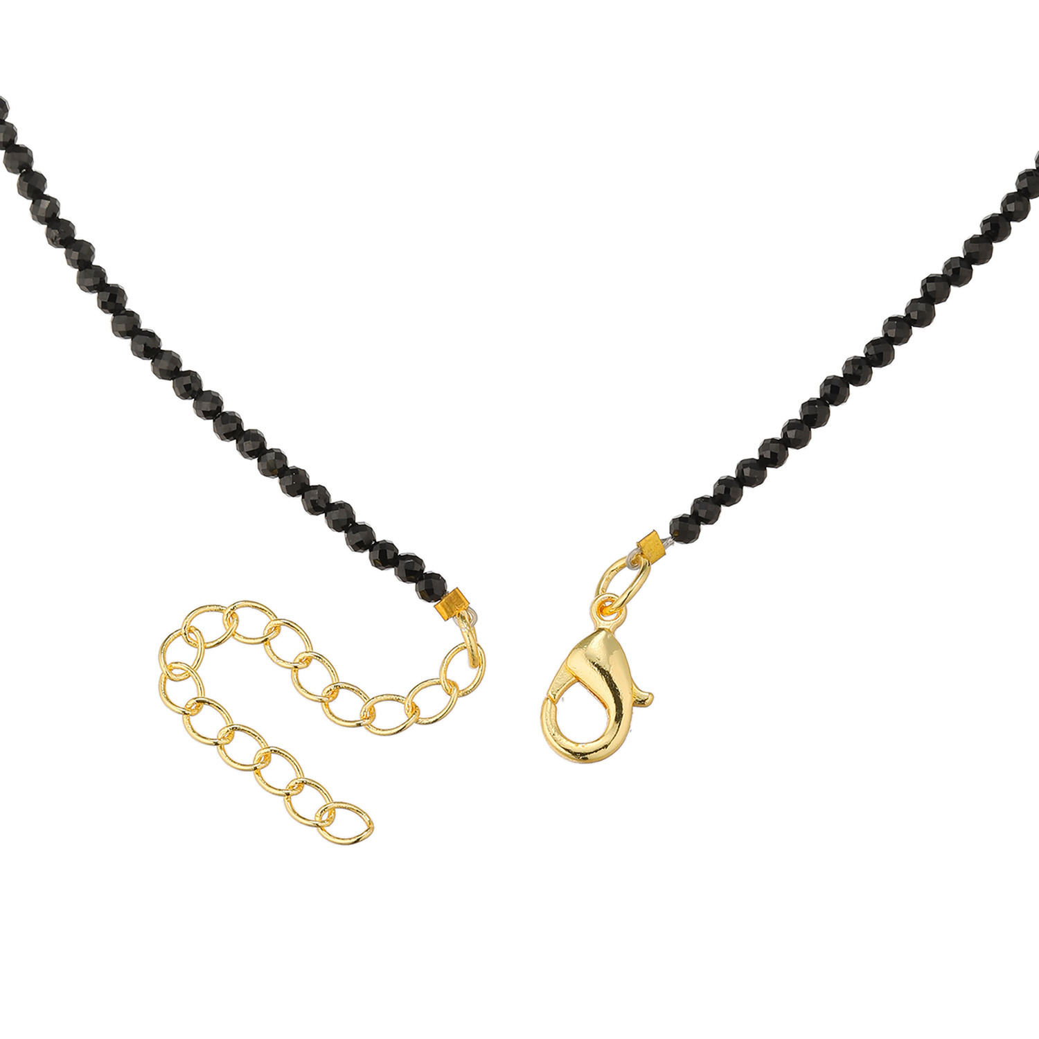 ハーキマーダイヤモンド １１ｍｍＵＰ ロッククリスタルクォーツ ＆ブラックスピネル ペンダント