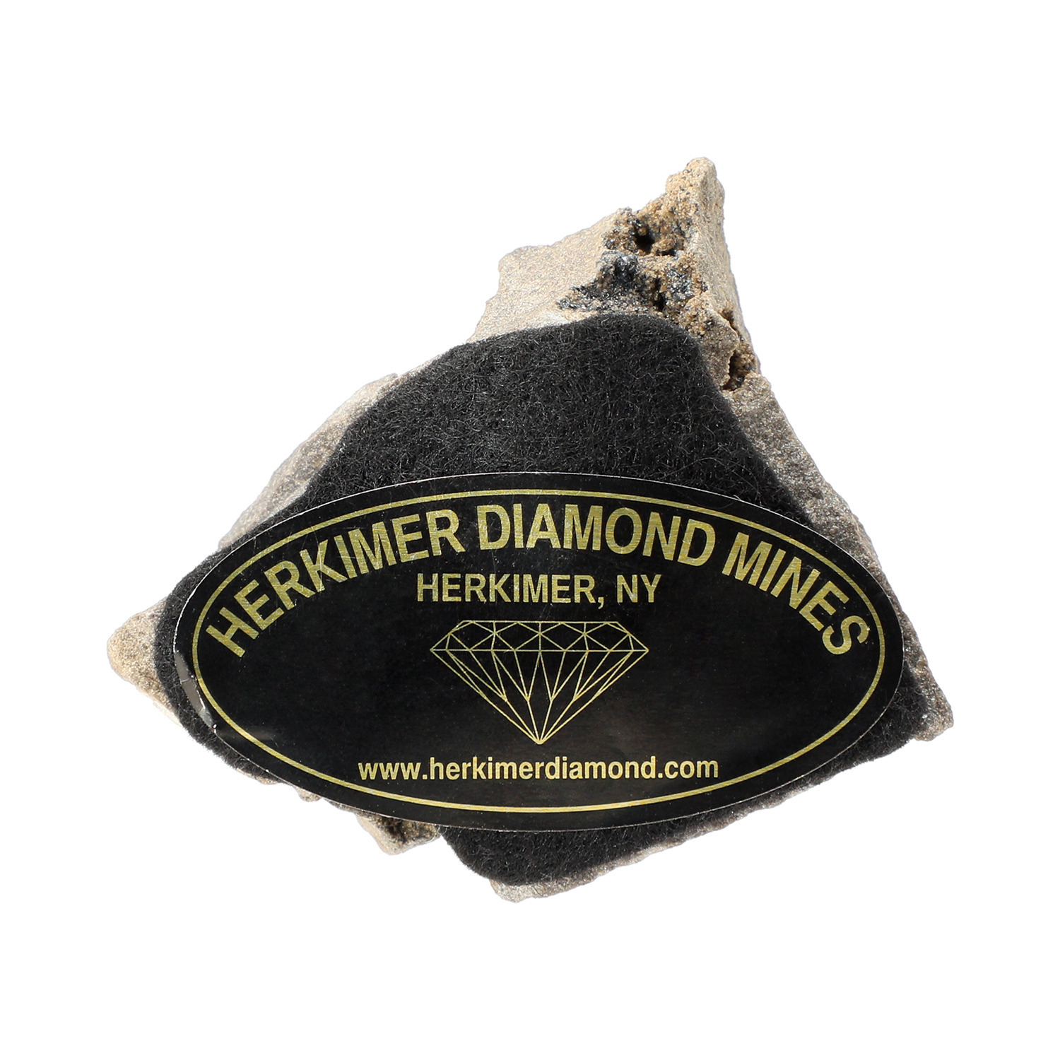 ハーキマーダイヤモンド ロッククリスタルクォーツ 母岩付 天然原石オブジェ