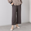 スタイル・ラヴィー テープアクセント ストレッチワイドパンツ