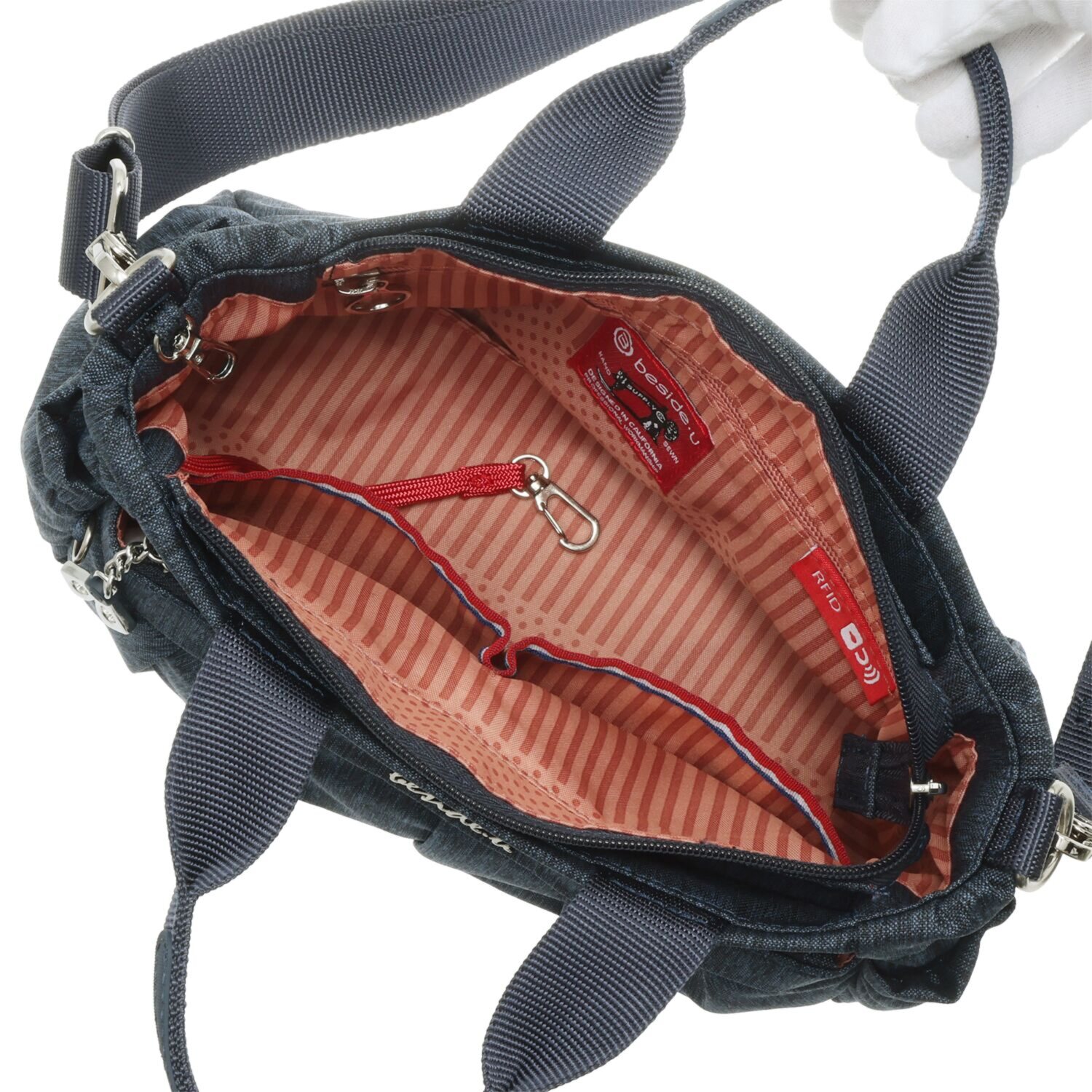 ビサイユ はっ水 “タック＆プリーツ” ２ウェイバッグ ＜Ｓ＞