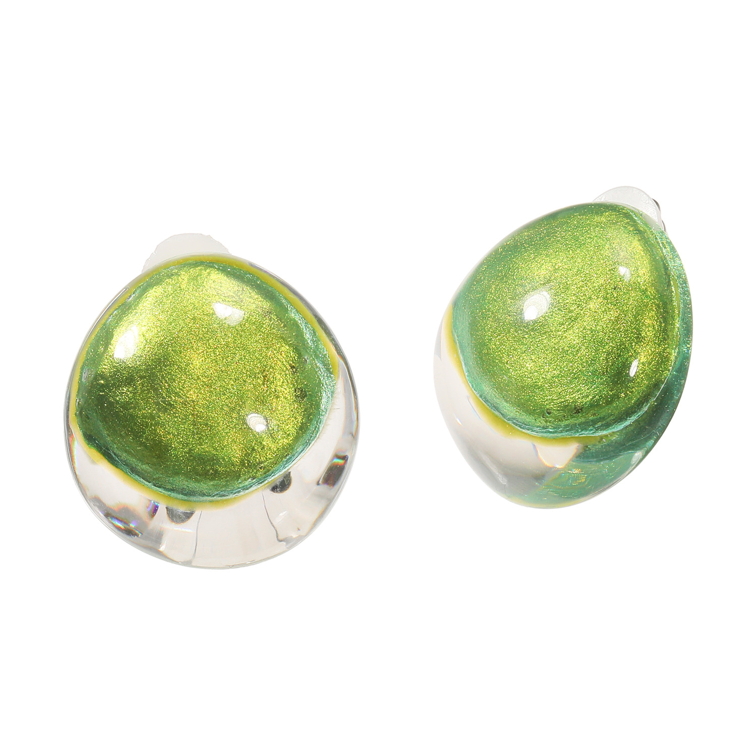 シスカ レジン クリアデザイン ニュアンスカラー イヤリング／ピアス