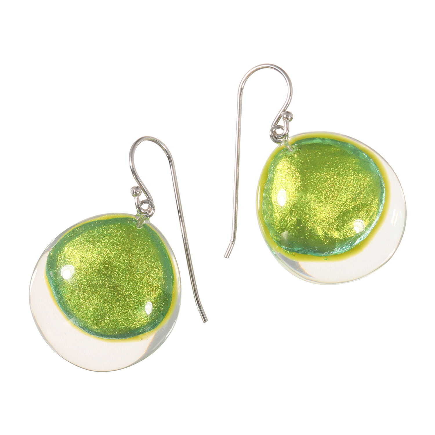 シスカ レジン クリアデザイン ニュアンスカラー イヤリング／ピアス