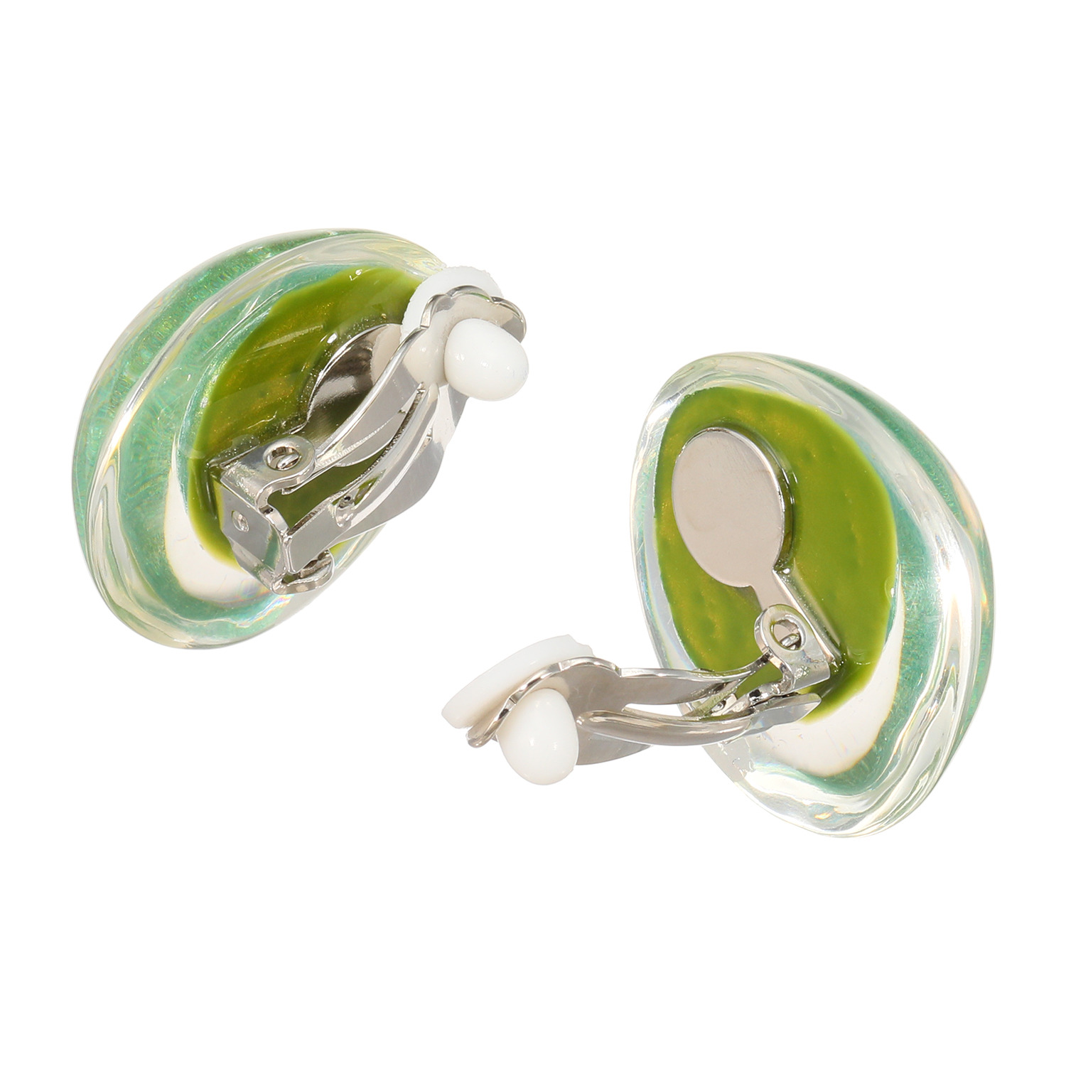 シスカ レジン クリアデザイン ニュアンスカラー イヤリング／ピアス