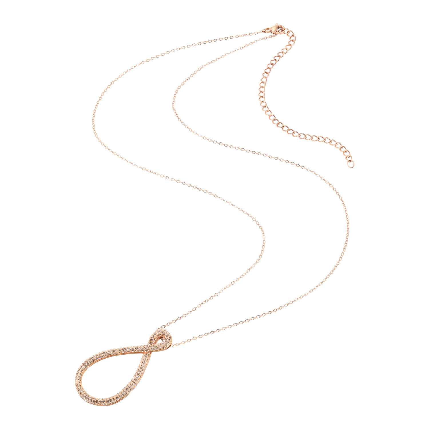 エービーステン ステンレス ビジュウ インフィニティデザイン ネックレス