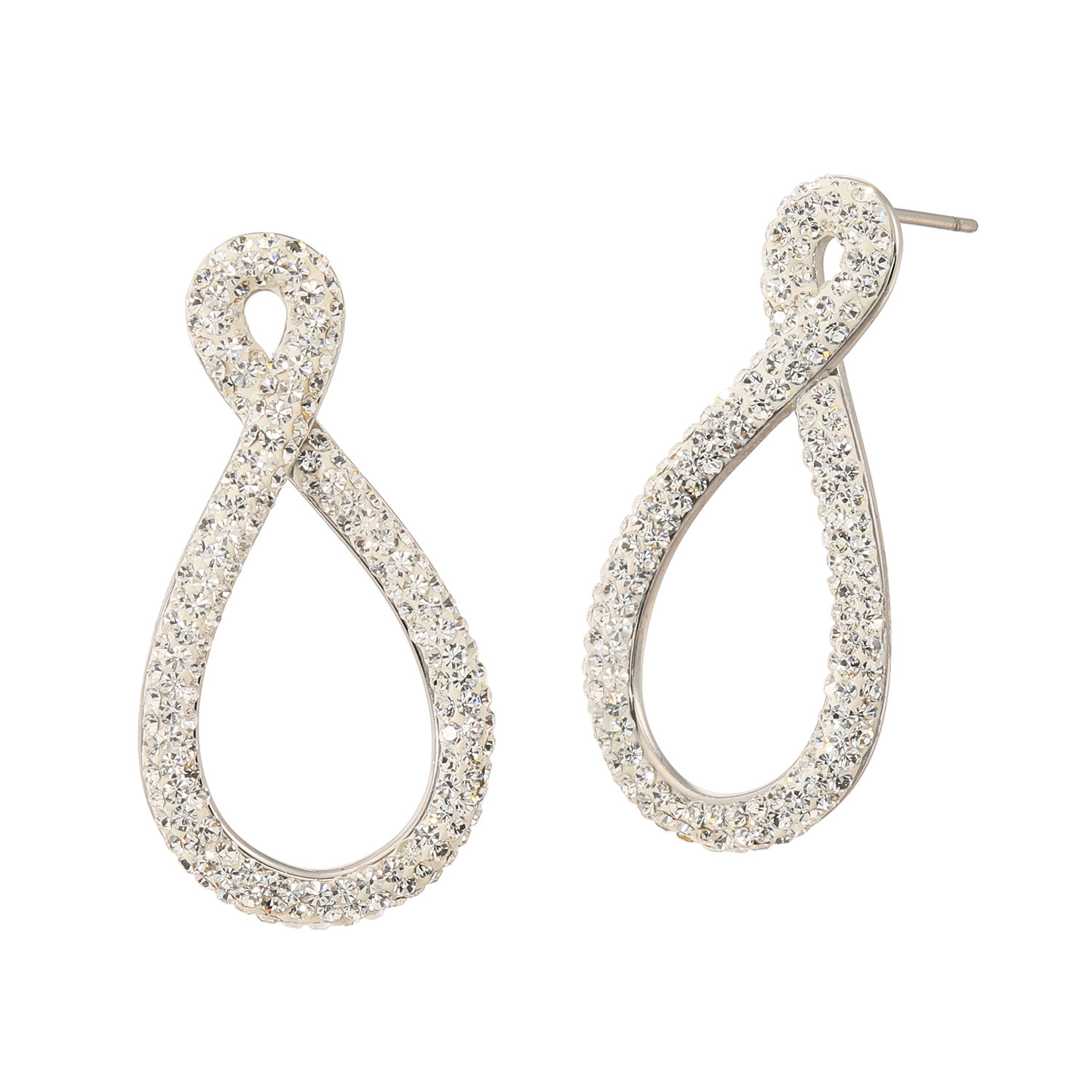 エービーステン ステンレス ビジュウ インフィニティデザイン イヤリング／ピアス