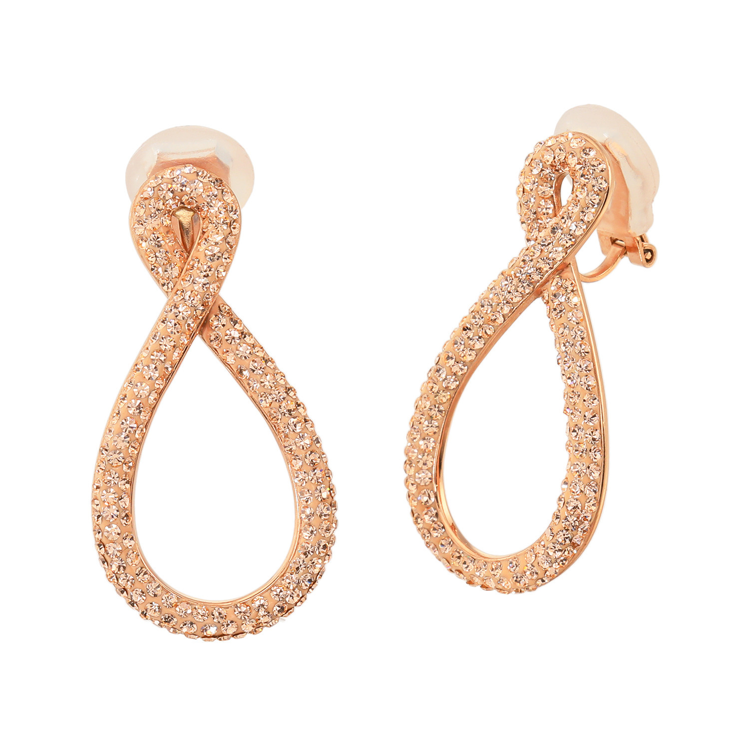 エービーステン ステンレス ビジュウ インフィニティデザイン イヤリング／ピアス