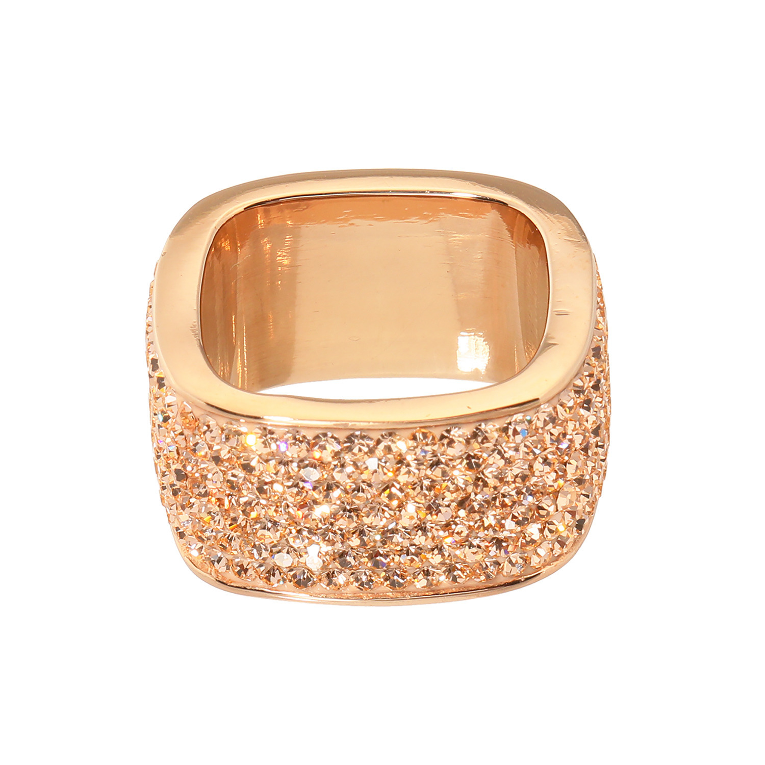 エービーステン ステンレス ビジュウ スクエアワイドリング