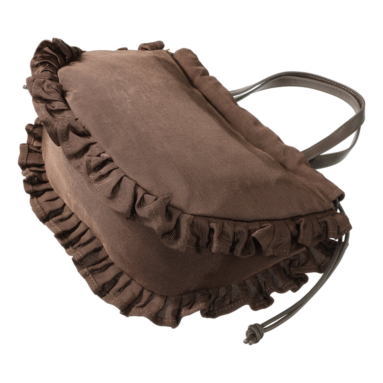 クーコ シャイニーグログラン マルチウェイ フリルバッグ