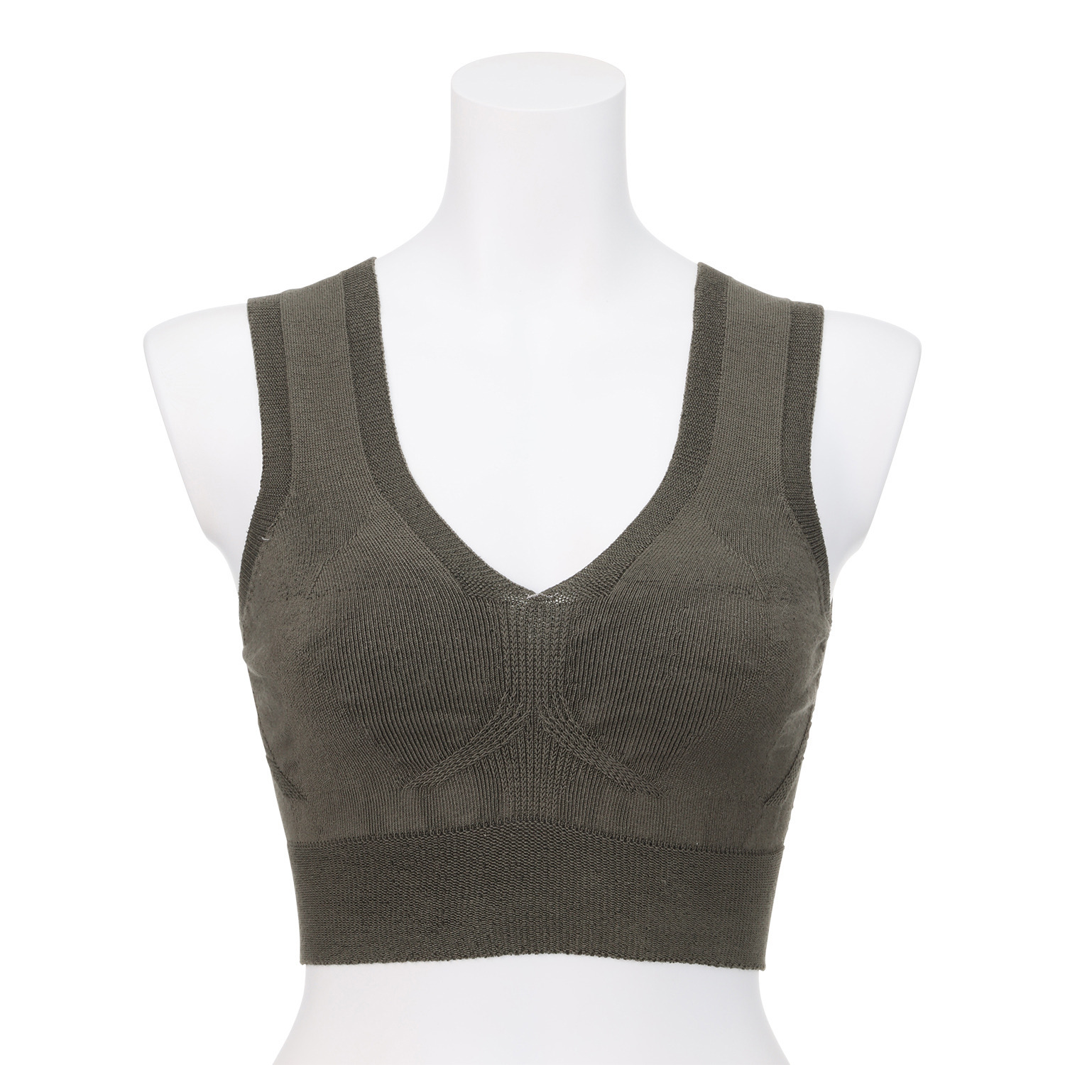 オドアス 洗濯ネット付 締め付けにくいニットブラ “ブレス・コンフィ”