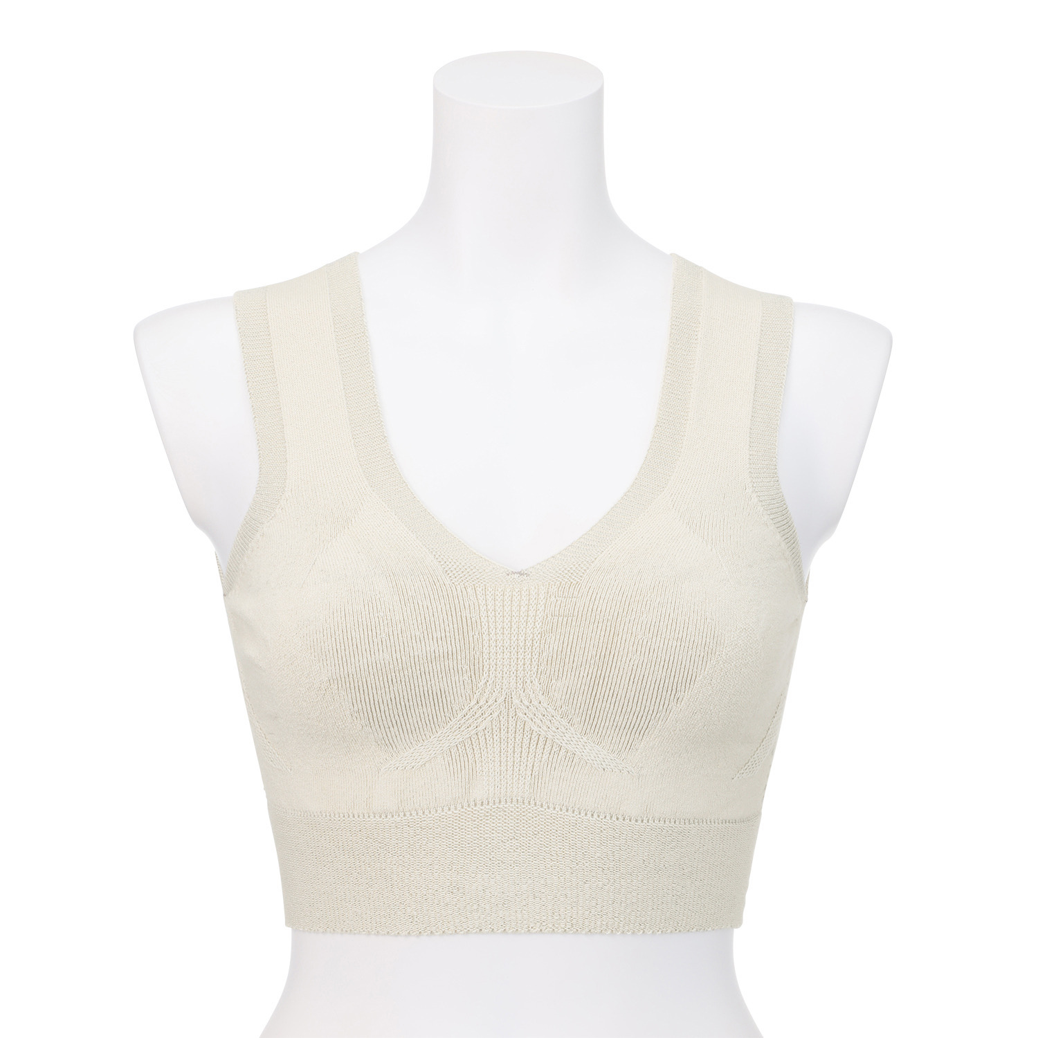 オドアス 洗濯ネット付 締め付けにくいニットブラ “ブレス・コンフィ”