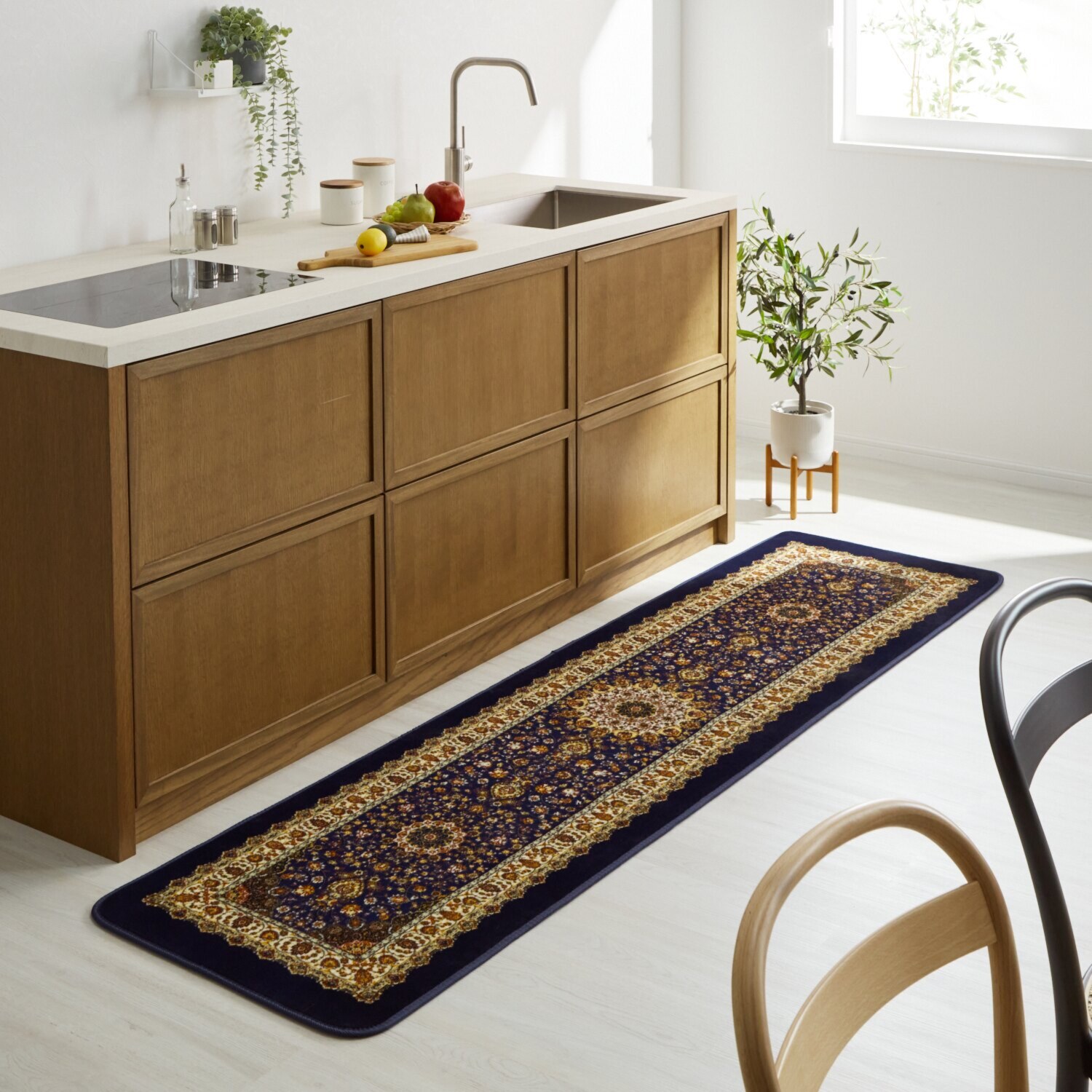 大津毛織 洗える、軽量、あたたかい 吸湿発熱ホットテックス ロングマット