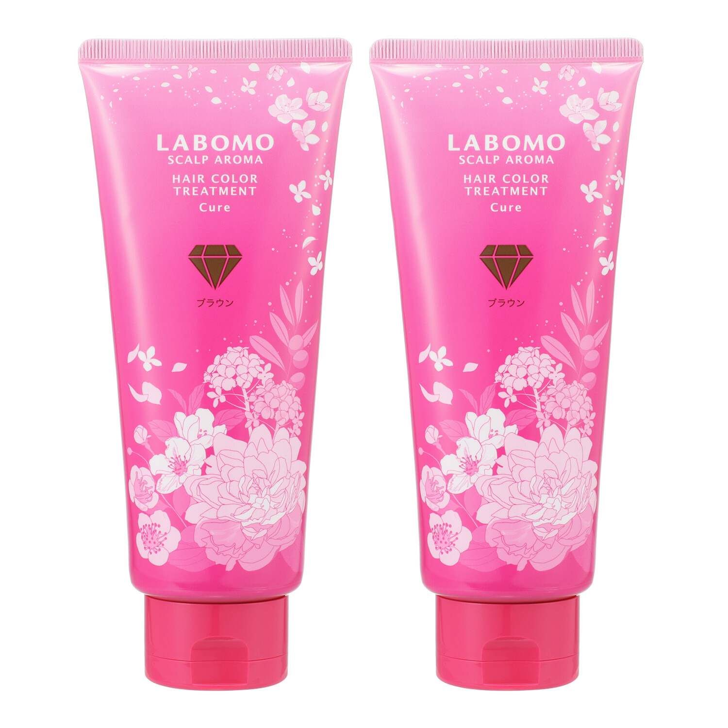 アートネイチャー ３分で簡単白髪染め＆ もっと艶めく髪色長続き ヘアカラー トリートメント　キュア ２本特別セット