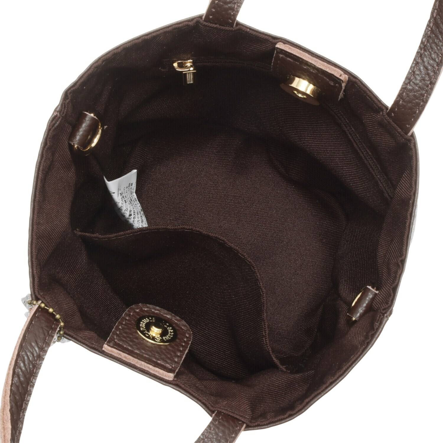 クーコ 牛革シュリンク型押し ２ウェイ ミニトートバッグ ＜タッセル付＞