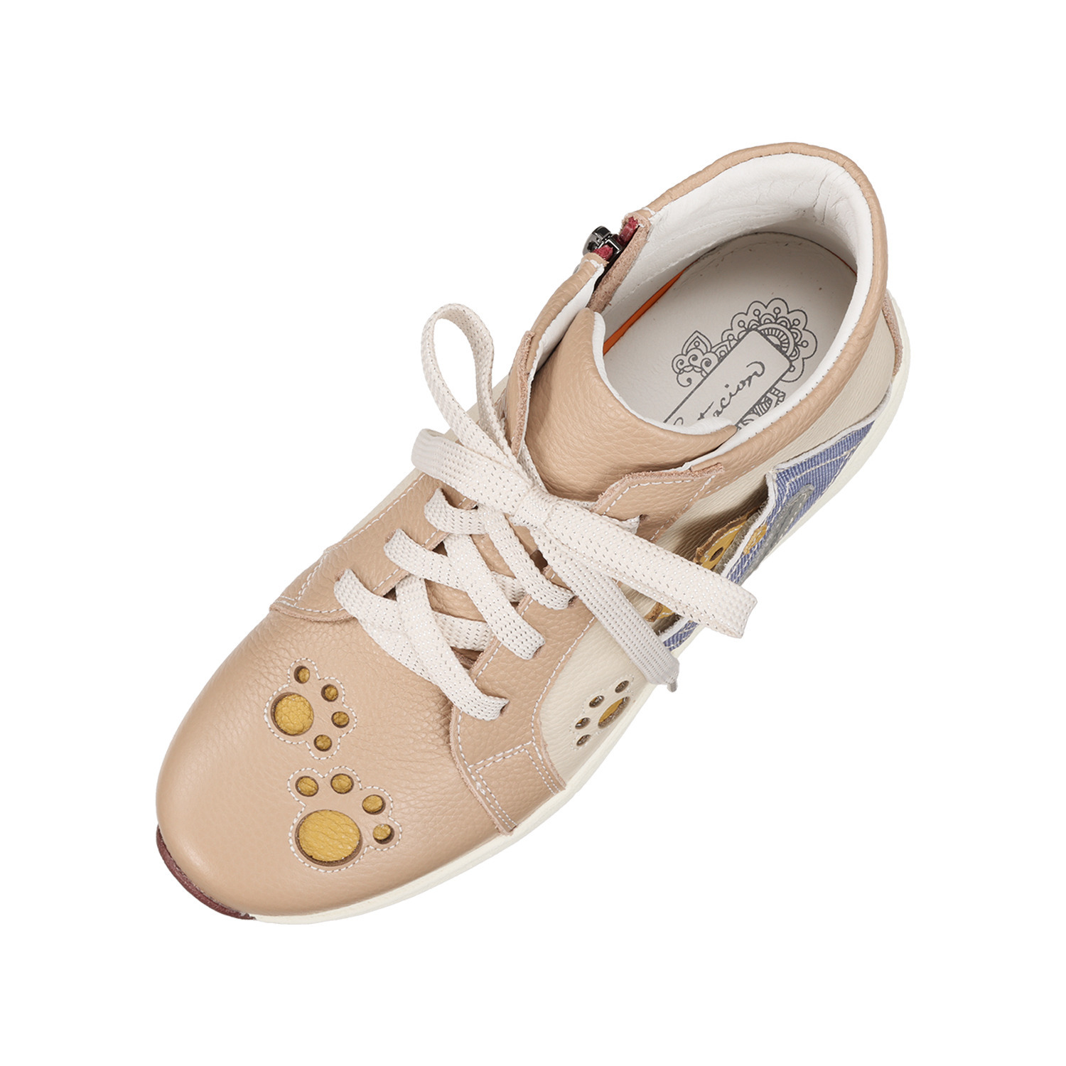 エスタシオン 空気循環ソール 牛革 アニマルモティーフ付 シューズ