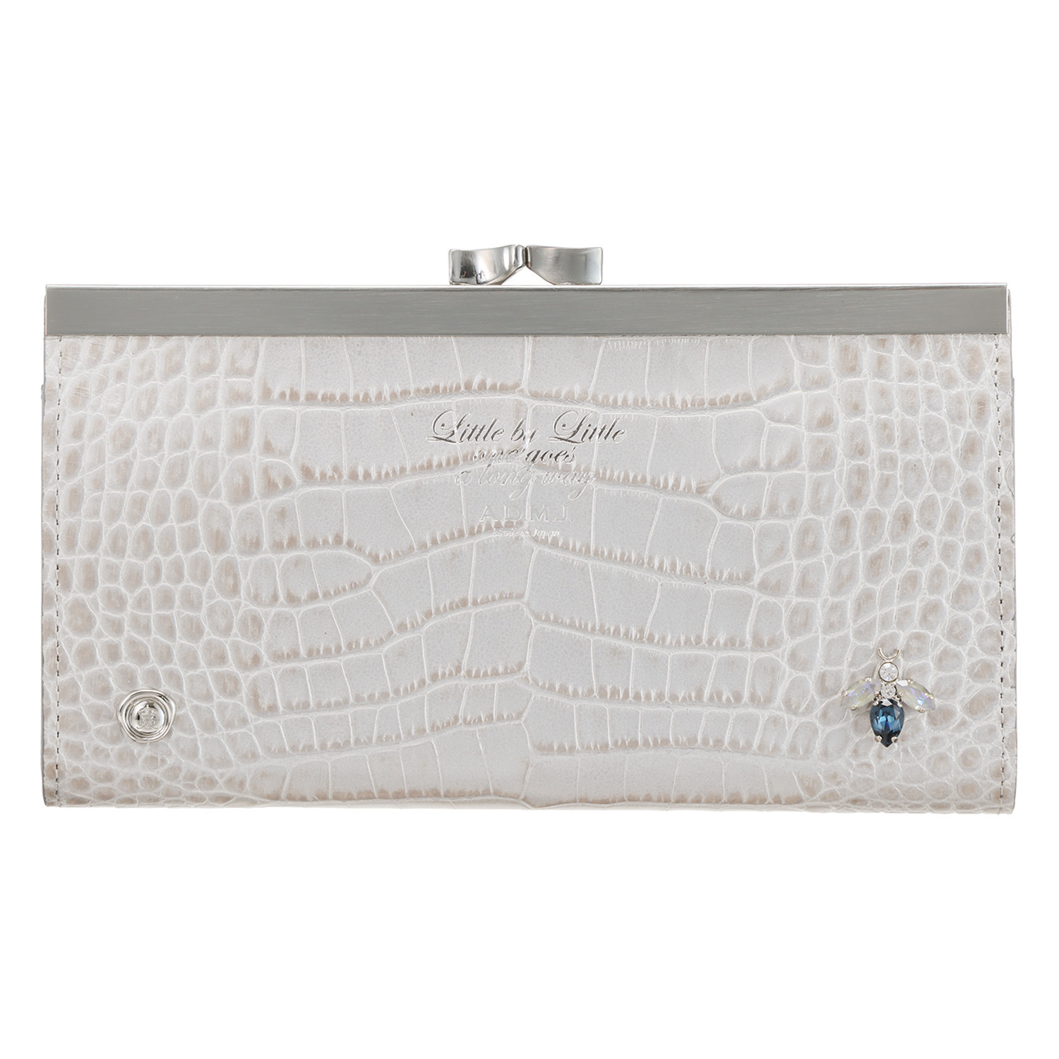 エーディーエムジェイ ＴＨＥ　ＢＥＥ イタリアンレザー 口金ウォレット